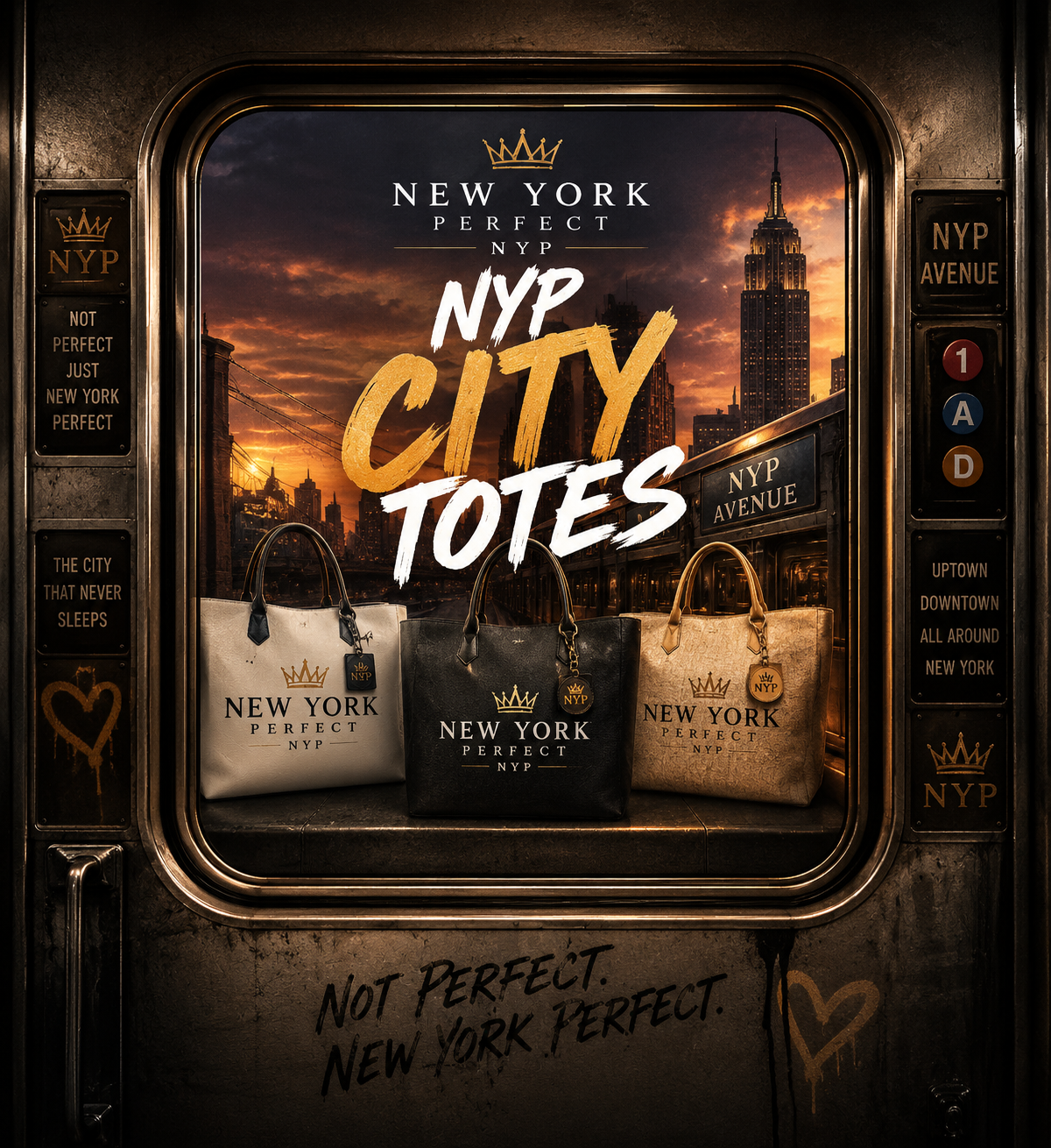 New York Perfect City Totes