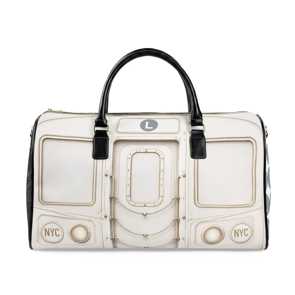 L-Train Faux Leather Travel Bag