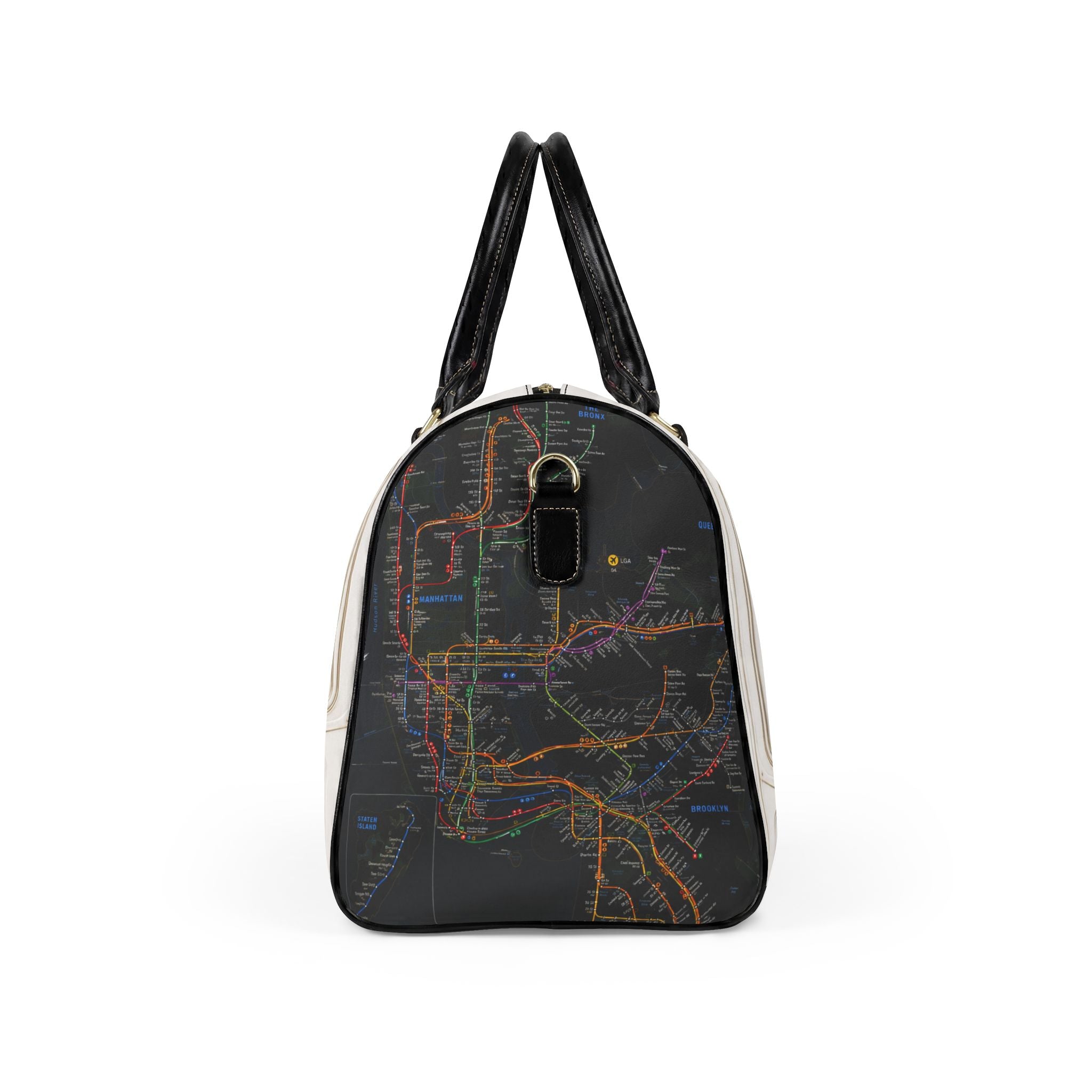 2 Train Faux Leather Travel Bag