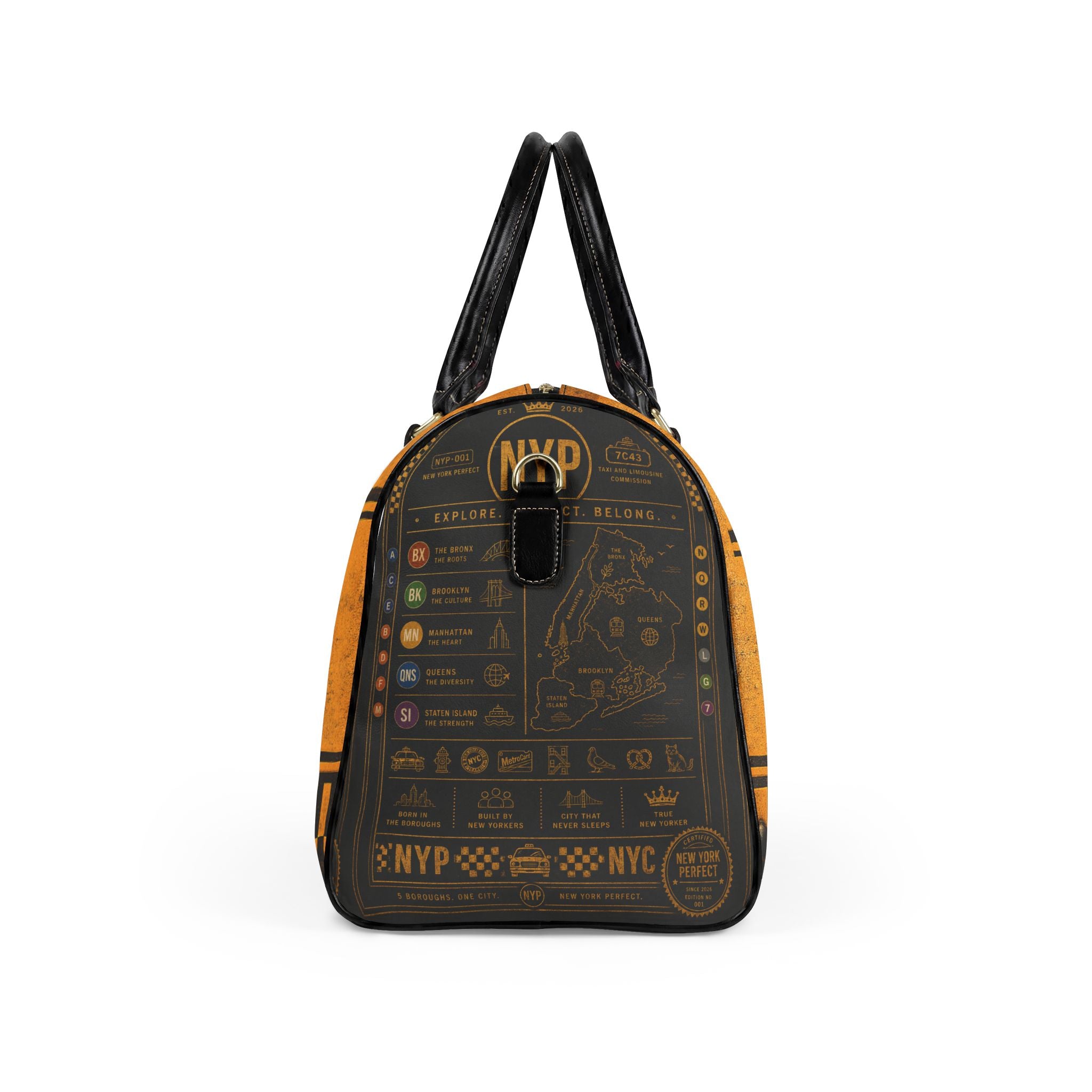 NYP Taxi Edition™ 
 Leather Travel Bag