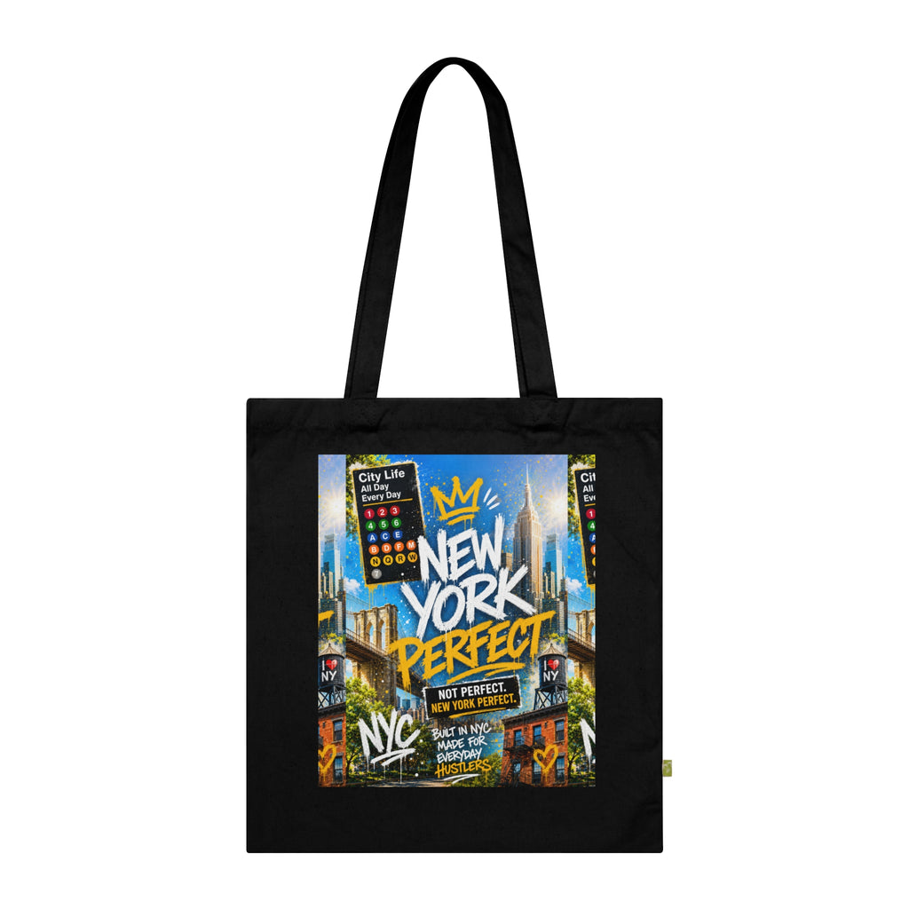 New York Perfect Organic Cotton Tote Bag