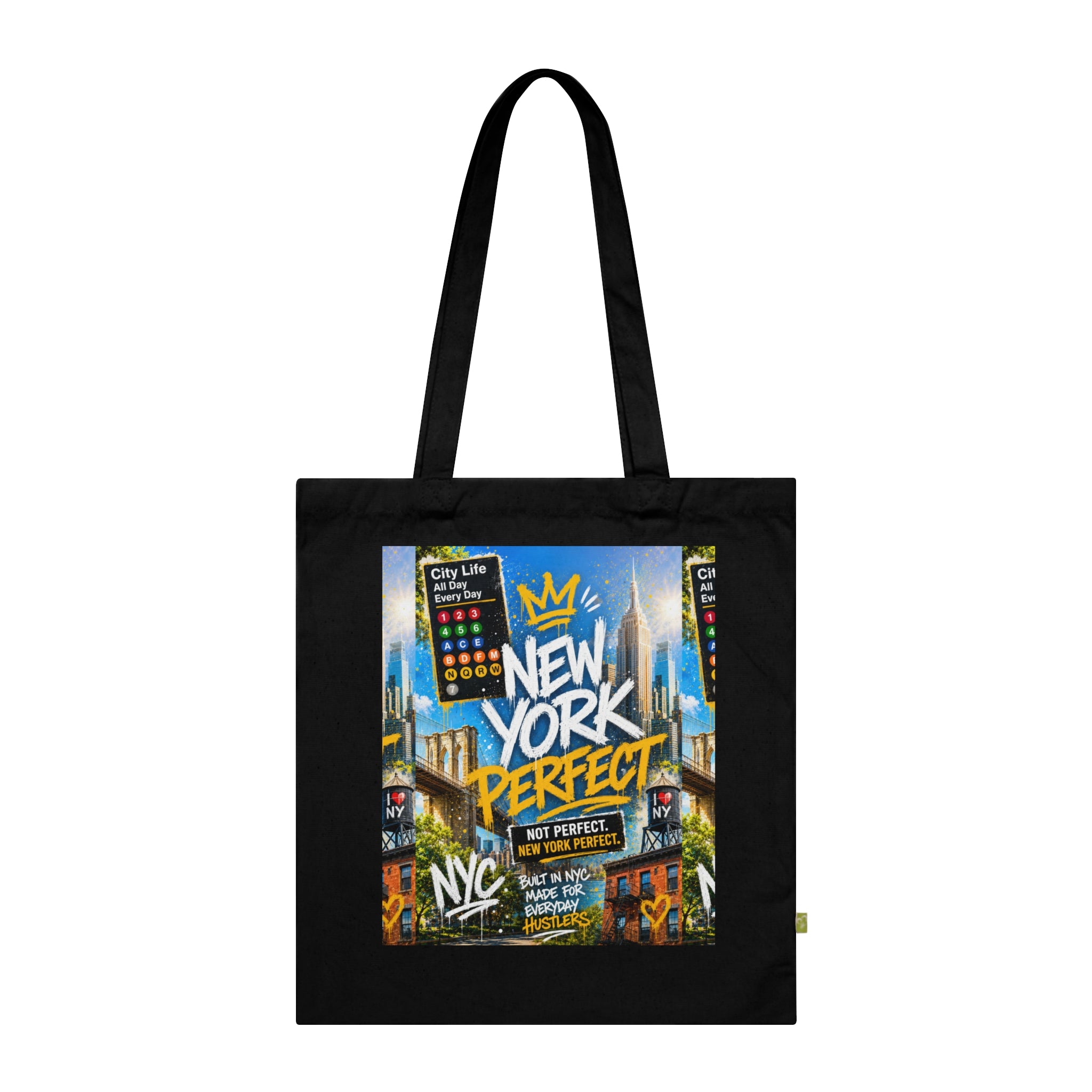 New York Perfect Organic Cotton Tote Bag