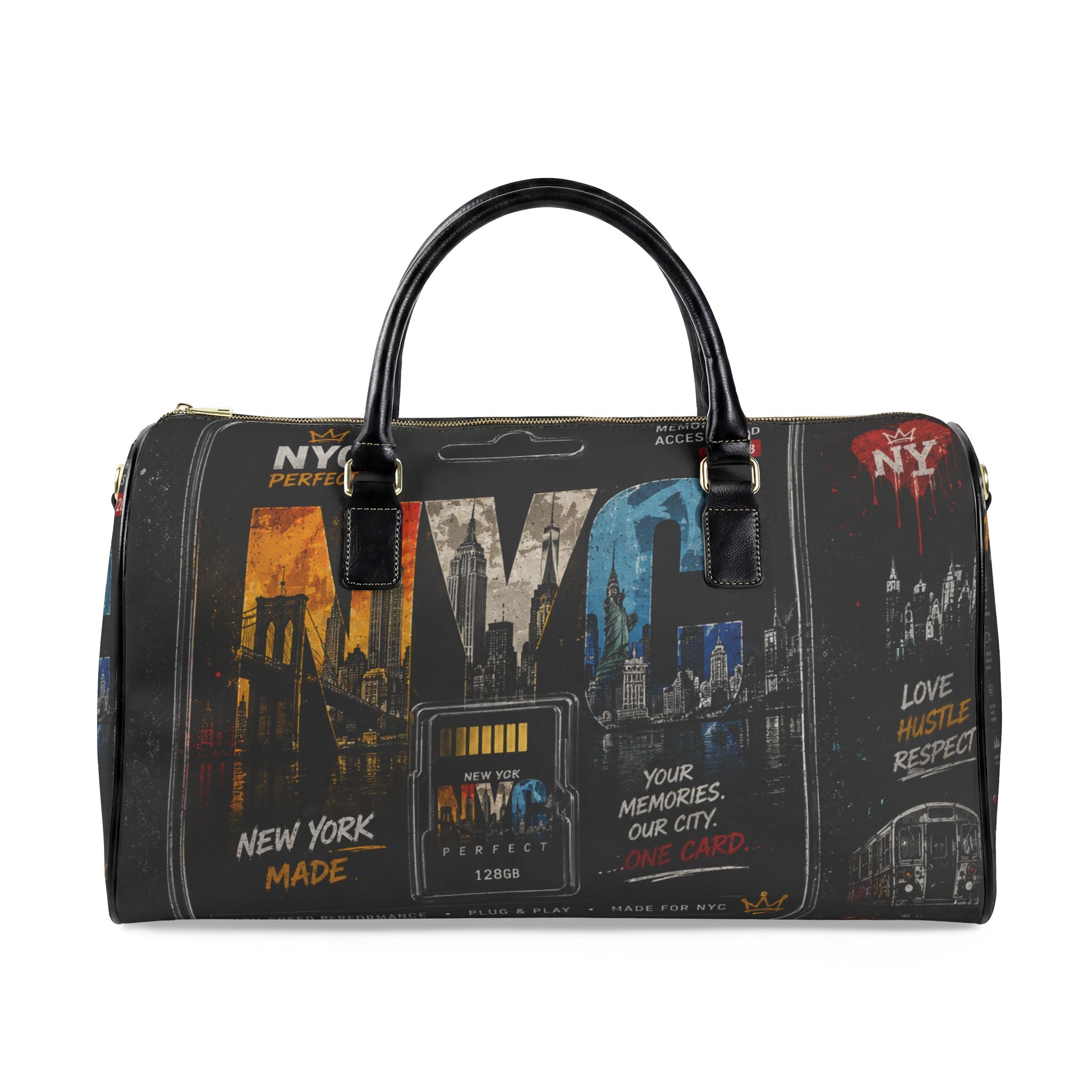 NYP NYC Access Pass Leather Bag