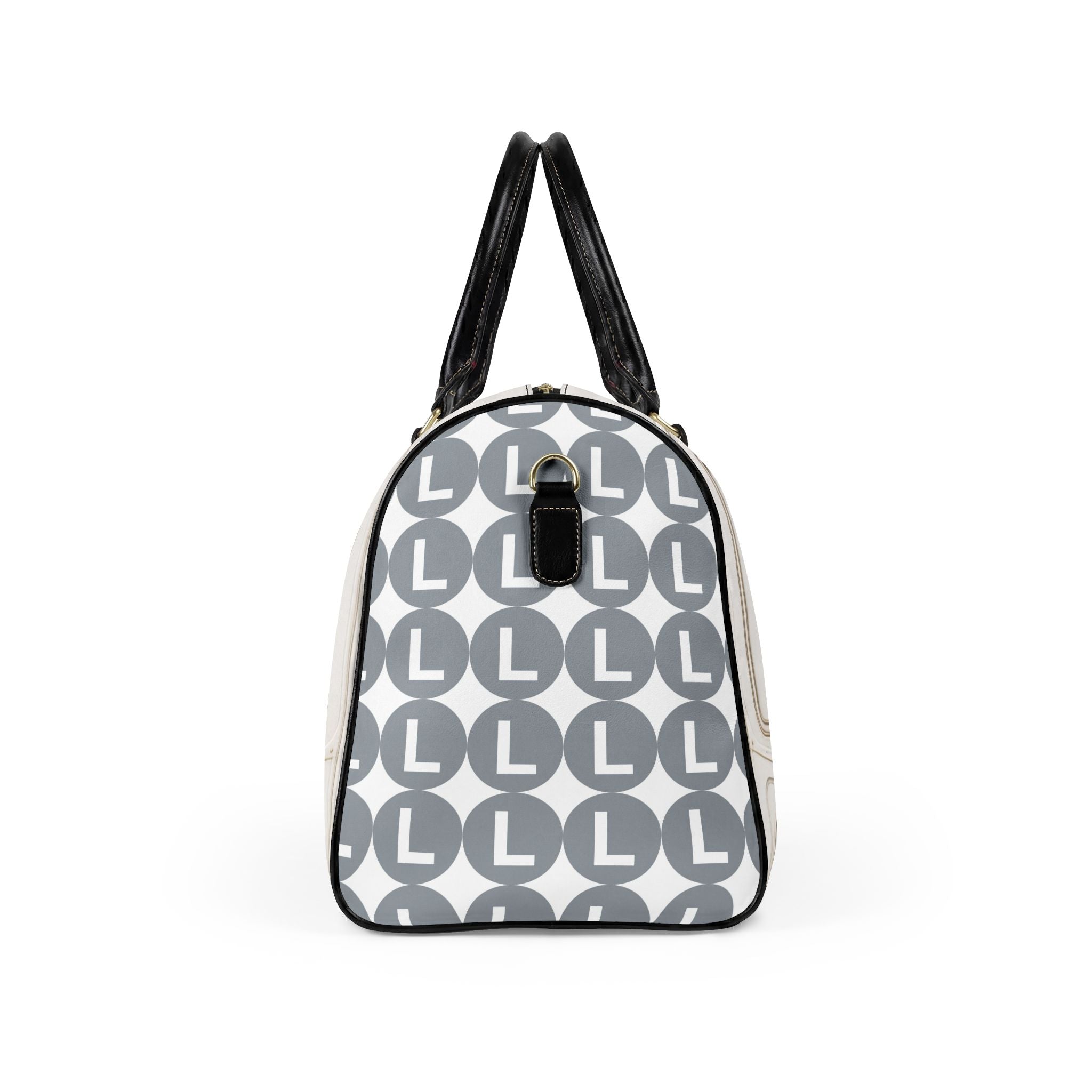 L-Train Faux Leather Travel Bag