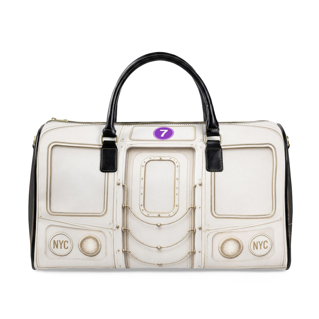 Faux Leather Travel Bag