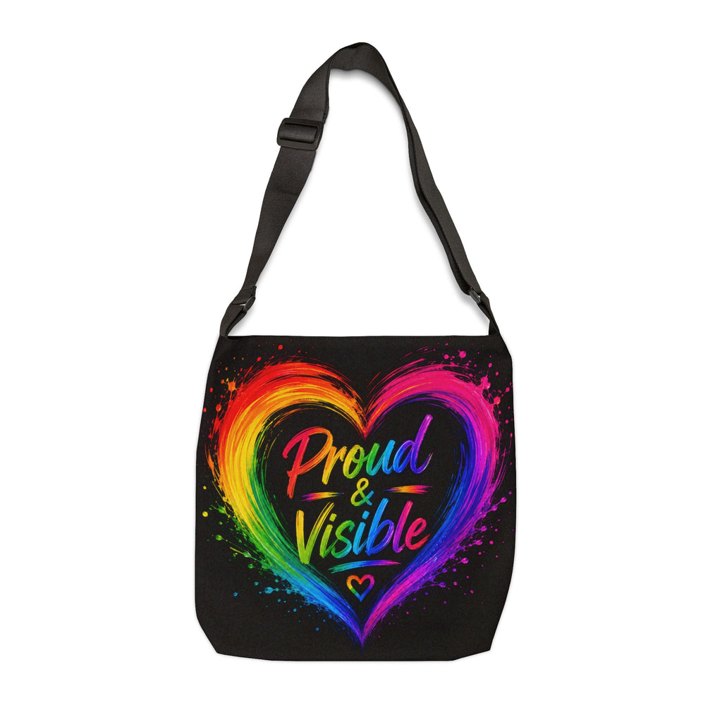 Proud and Visible Adjustable Tote Bag (AOP)
