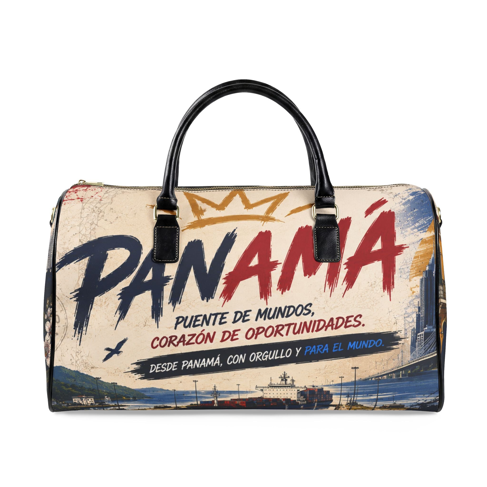 New York Perfect Panama Leather Bag