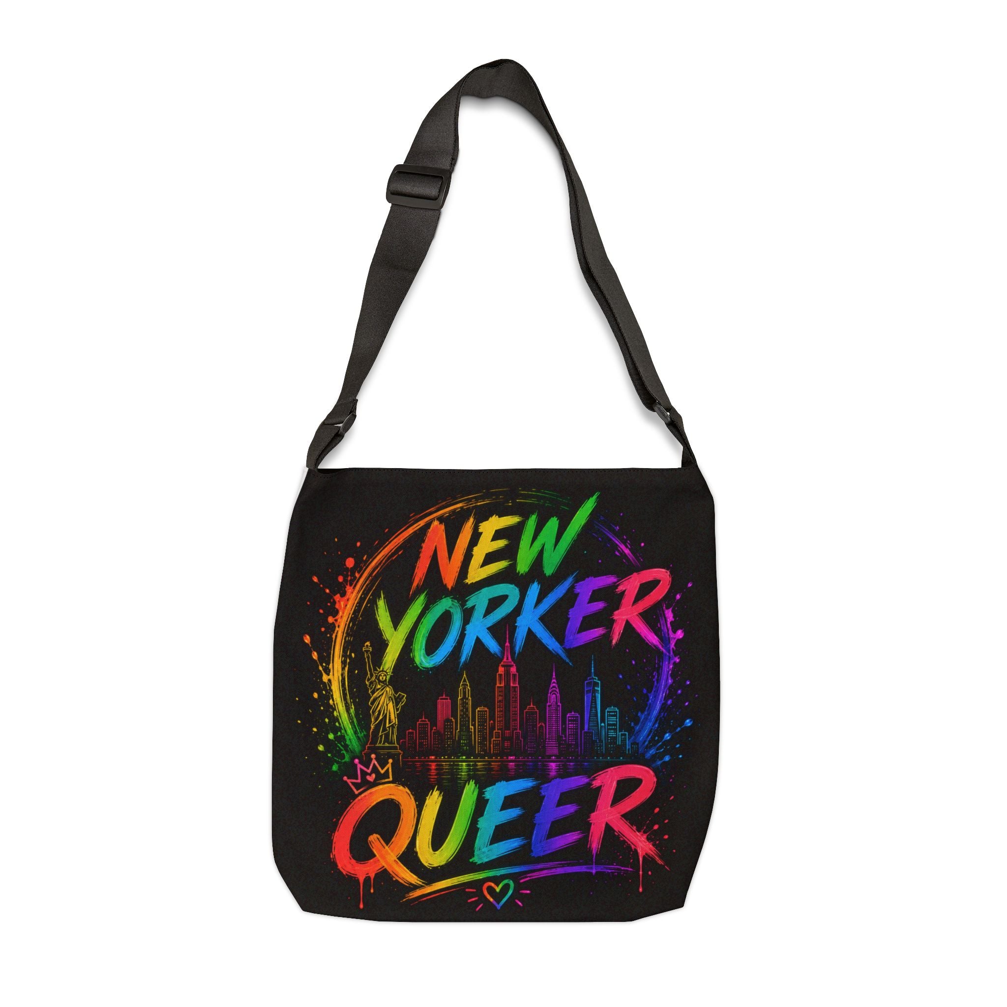 New Yorker Queer Adjustable Tote Bag (AOP)