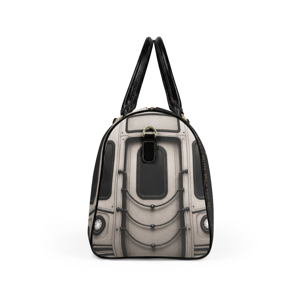 NYC Lines Faux Leather Bag (Double-sided)