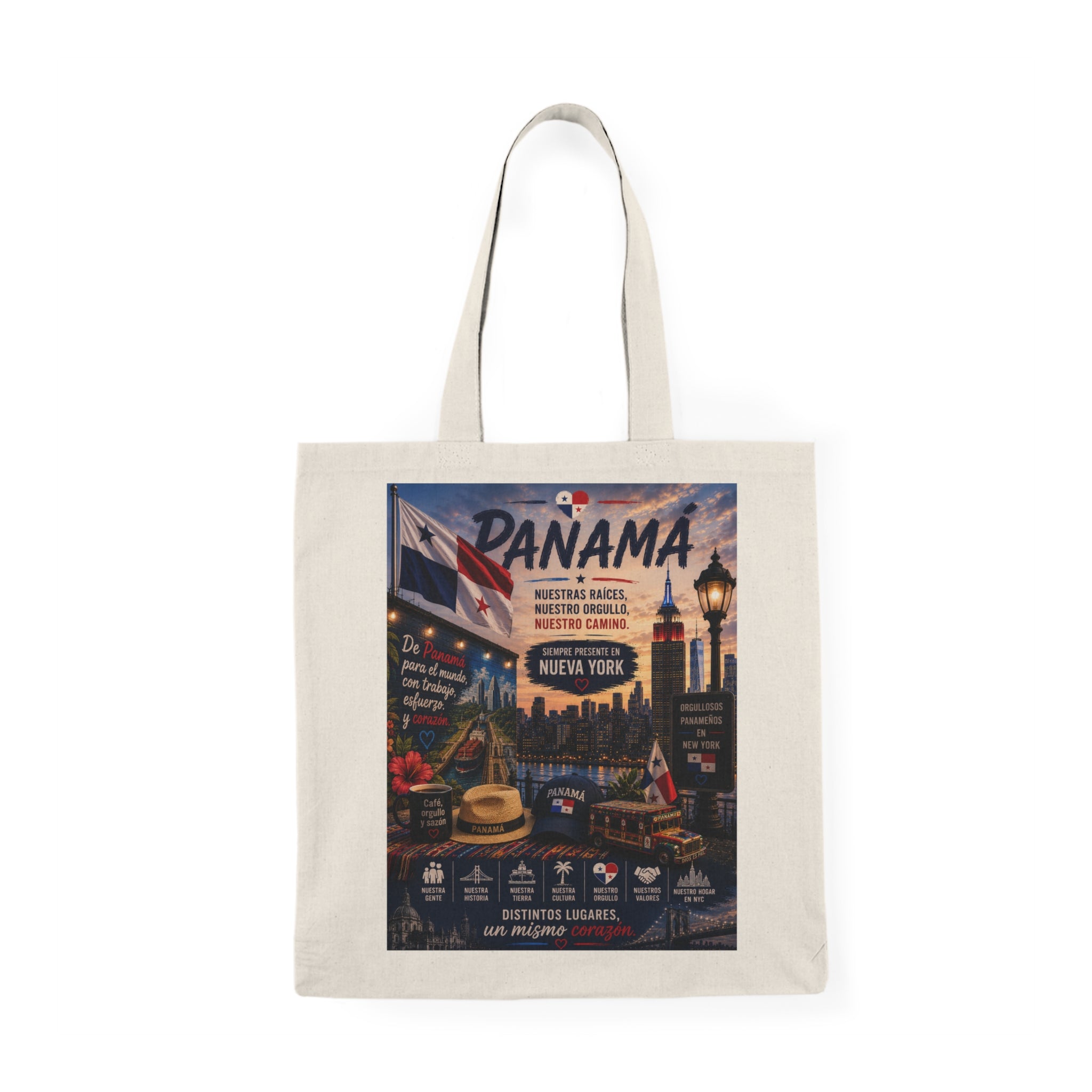 New York Perfect Panama Tote Bag