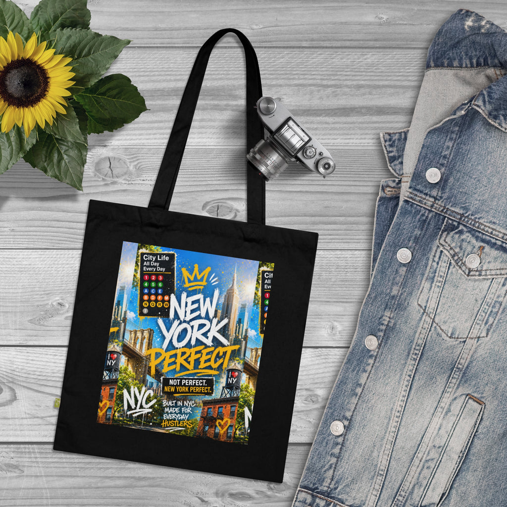 New York Perfect Organic Cotton Tote Bag