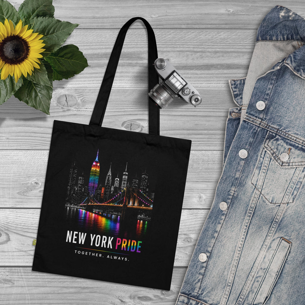 NYC Pride Organic Cotton Tote Bag (Double-sided)