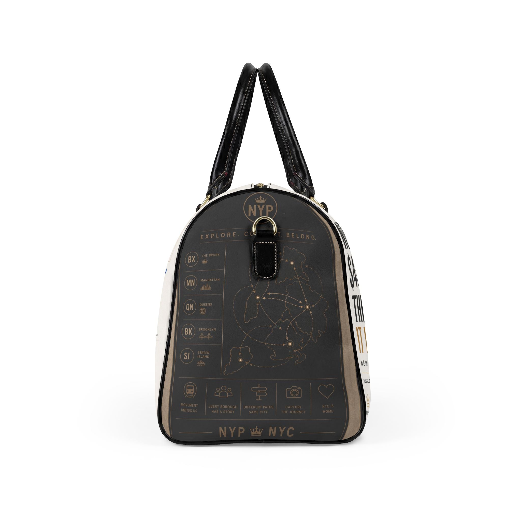 Not the $400 Faux Leather Travel Bag