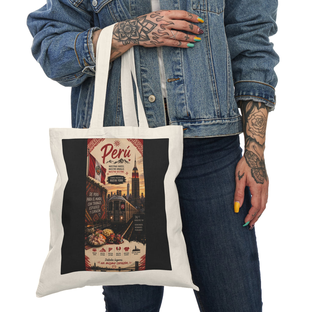 New York Perfect Peru Natural Tote Bag
