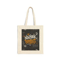 New York Perfect Canvas Tote Bag — Urban Graffiti City Market Tote