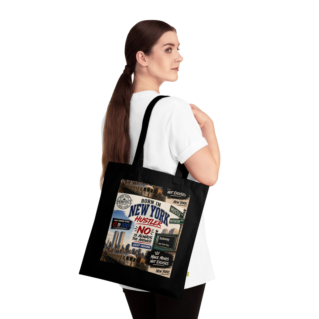 New York Hustler Organic Cotton Tote Bag