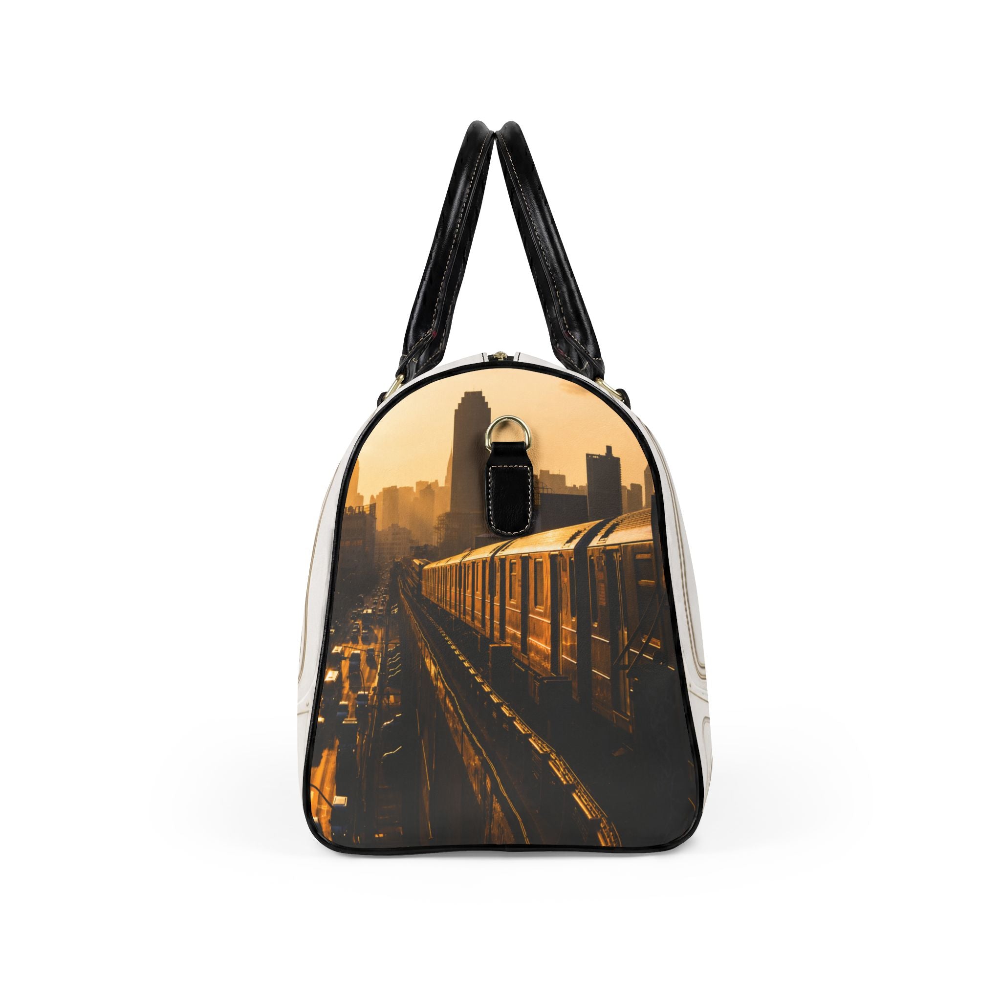 4-Train Faux Leather Travel Bag