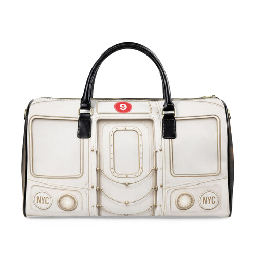 9 Line Leather Travel Bag