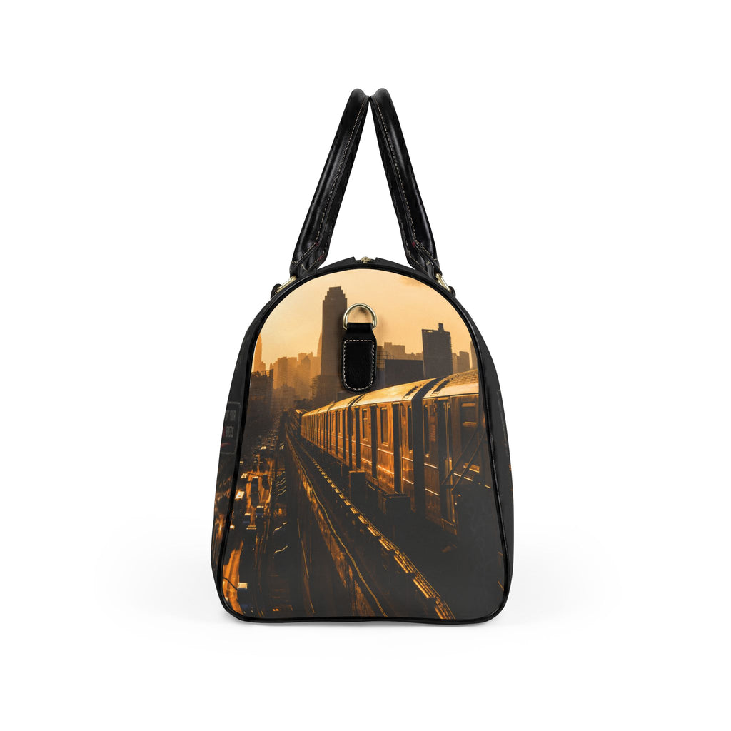NYC Motorists Leather Travel Bag