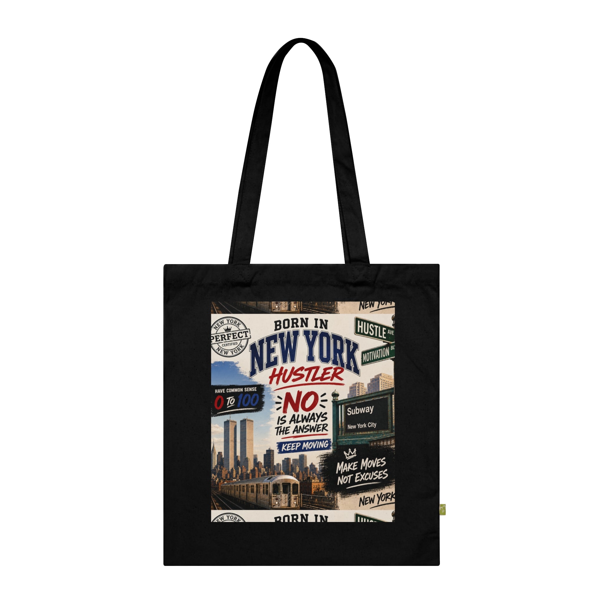 New York Hustler Organic Cotton Tote Bag