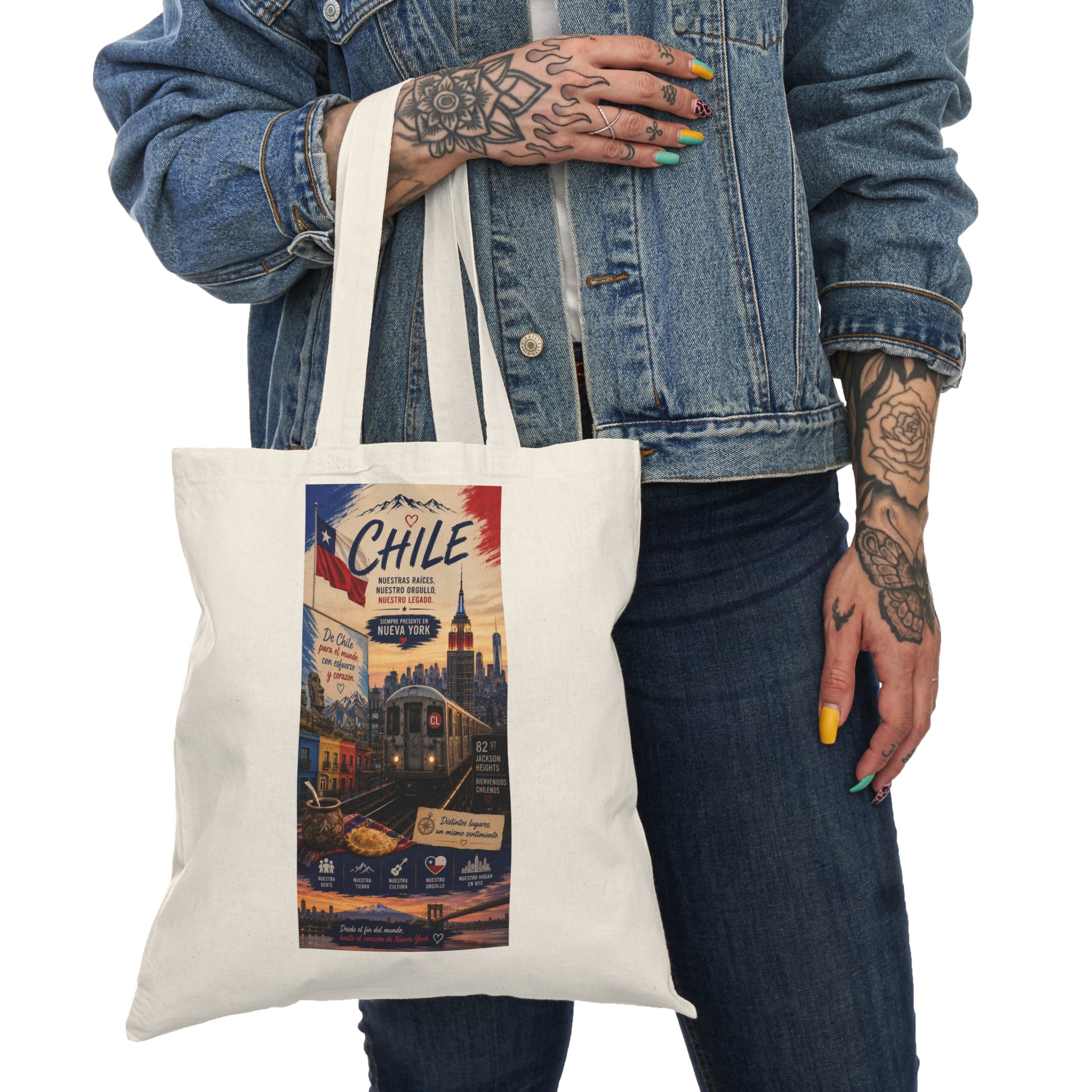 New York Perfect Chile Natural Tote Bag