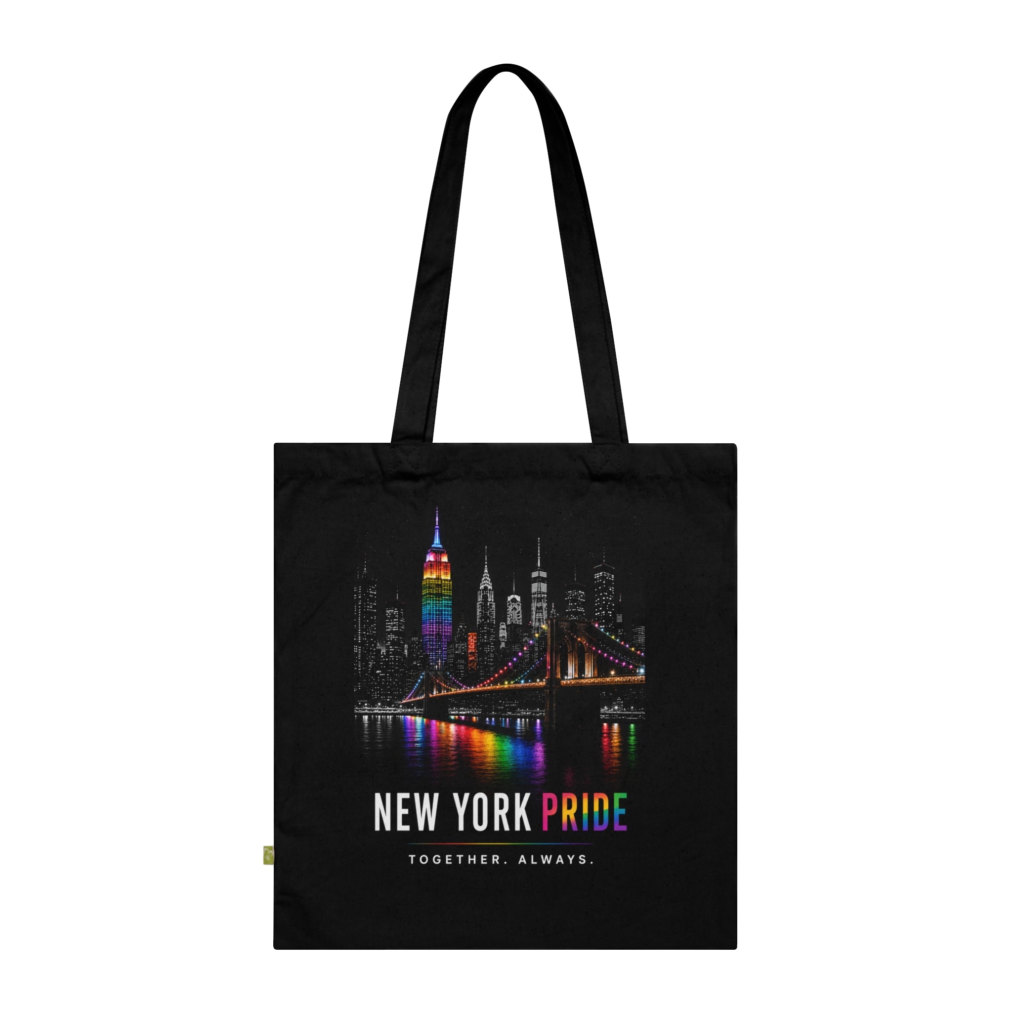 NYC Pride Organic Cotton Tote Bag (Double-sided)