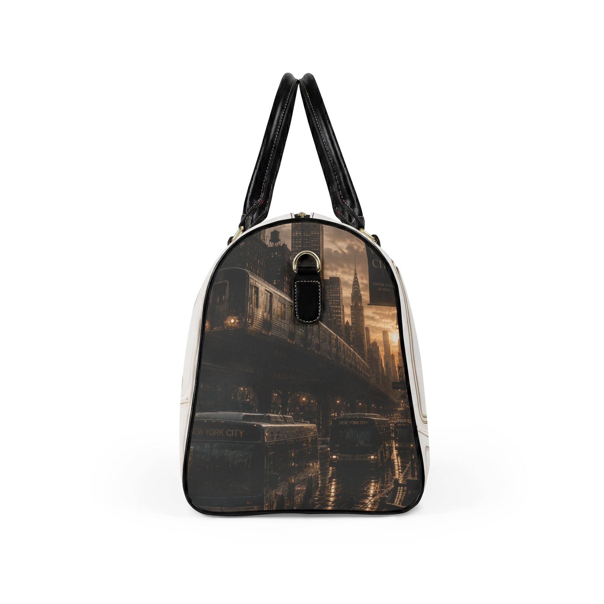 A-Train Faux Leather Travel Bag