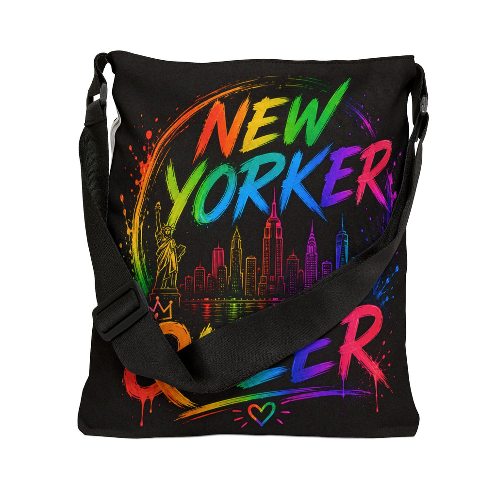 New Yorker Queer Adjustable Tote Bag (AOP)