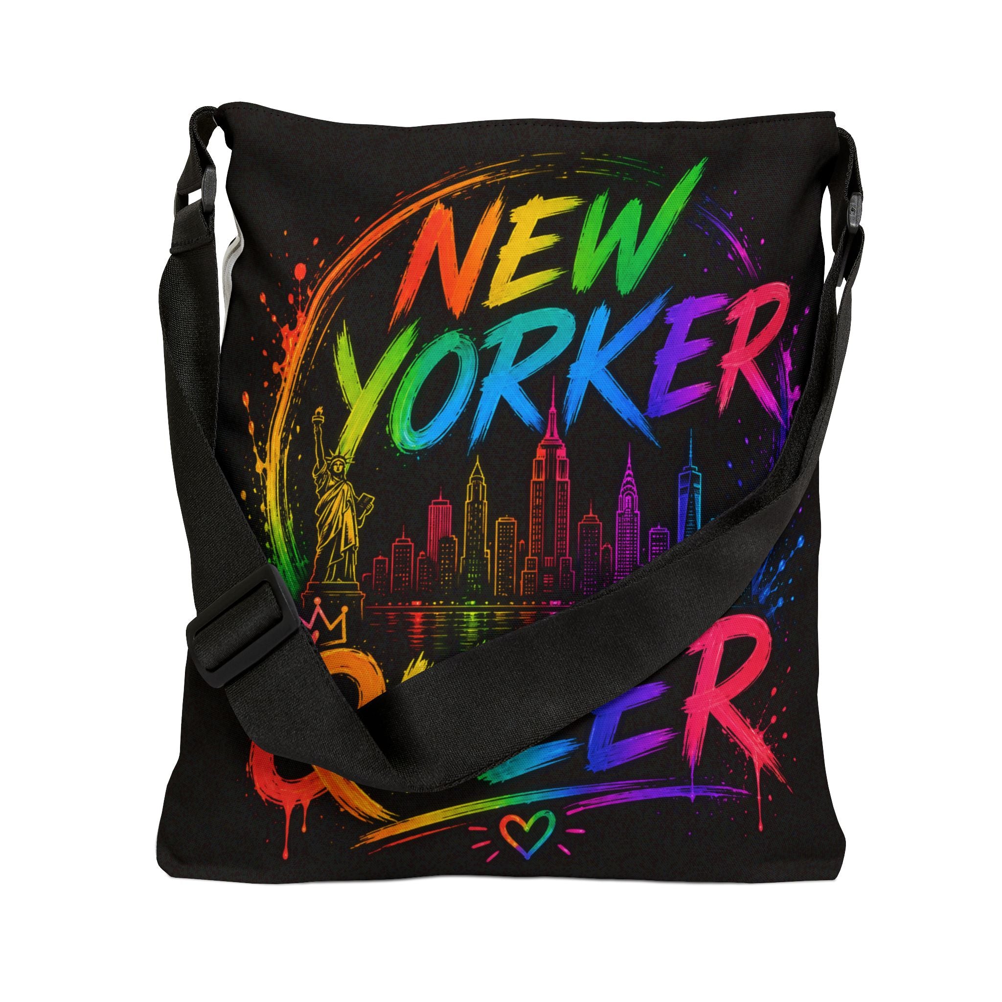 New Yorker Queer Adjustable Tote Bag (AOP)