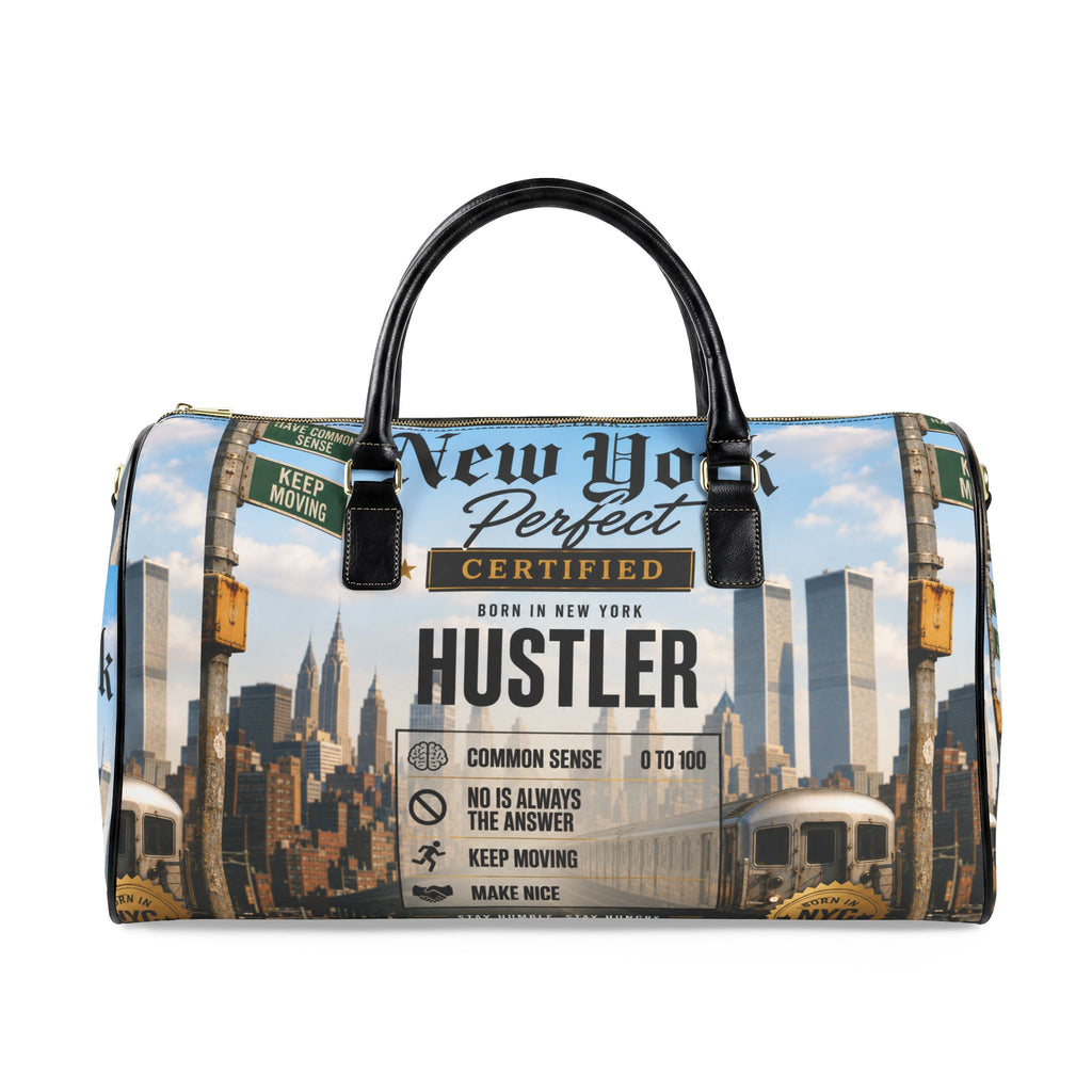 NYP Certified Faux Leather Travel Bag