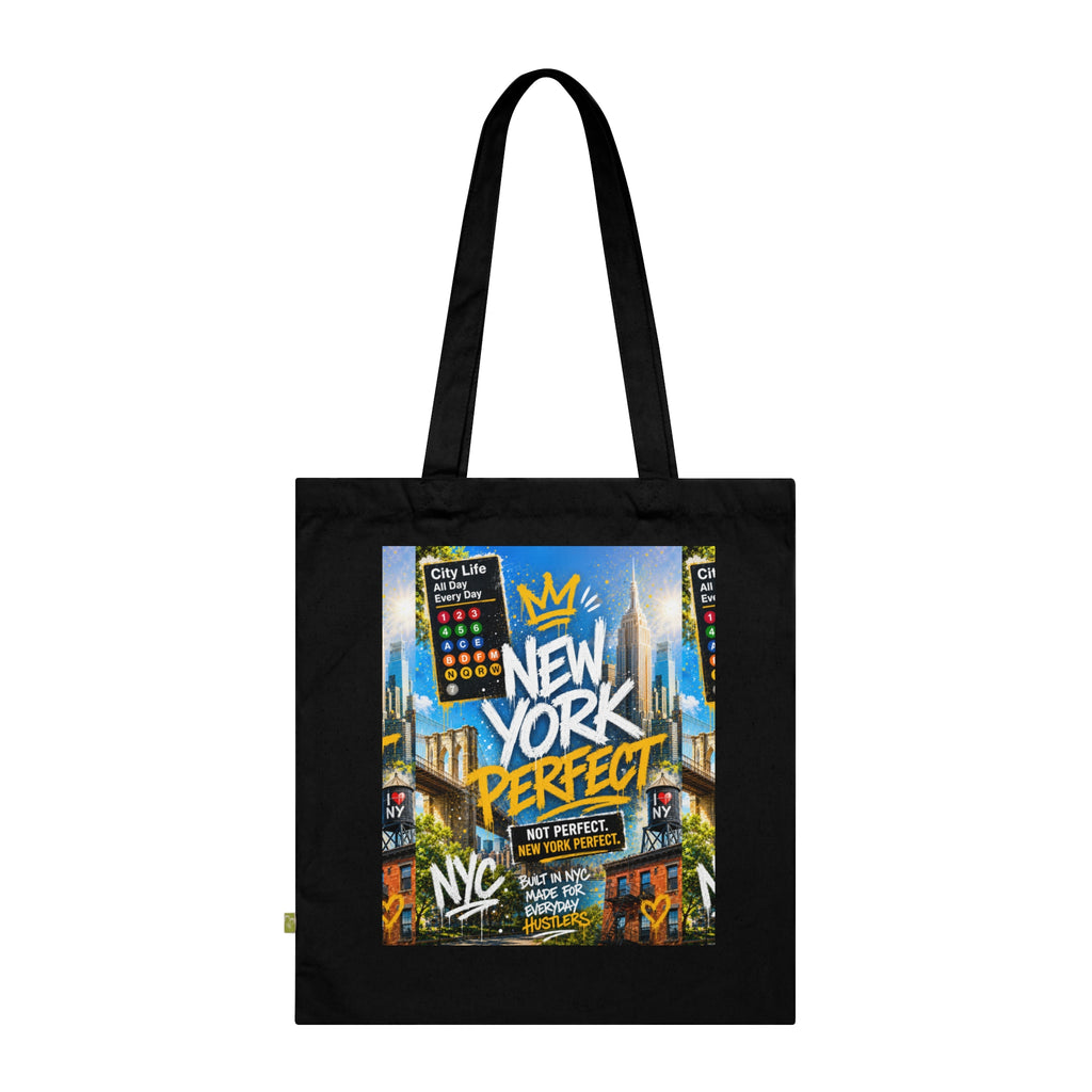 New York Perfect Organic Cotton Tote Bag
