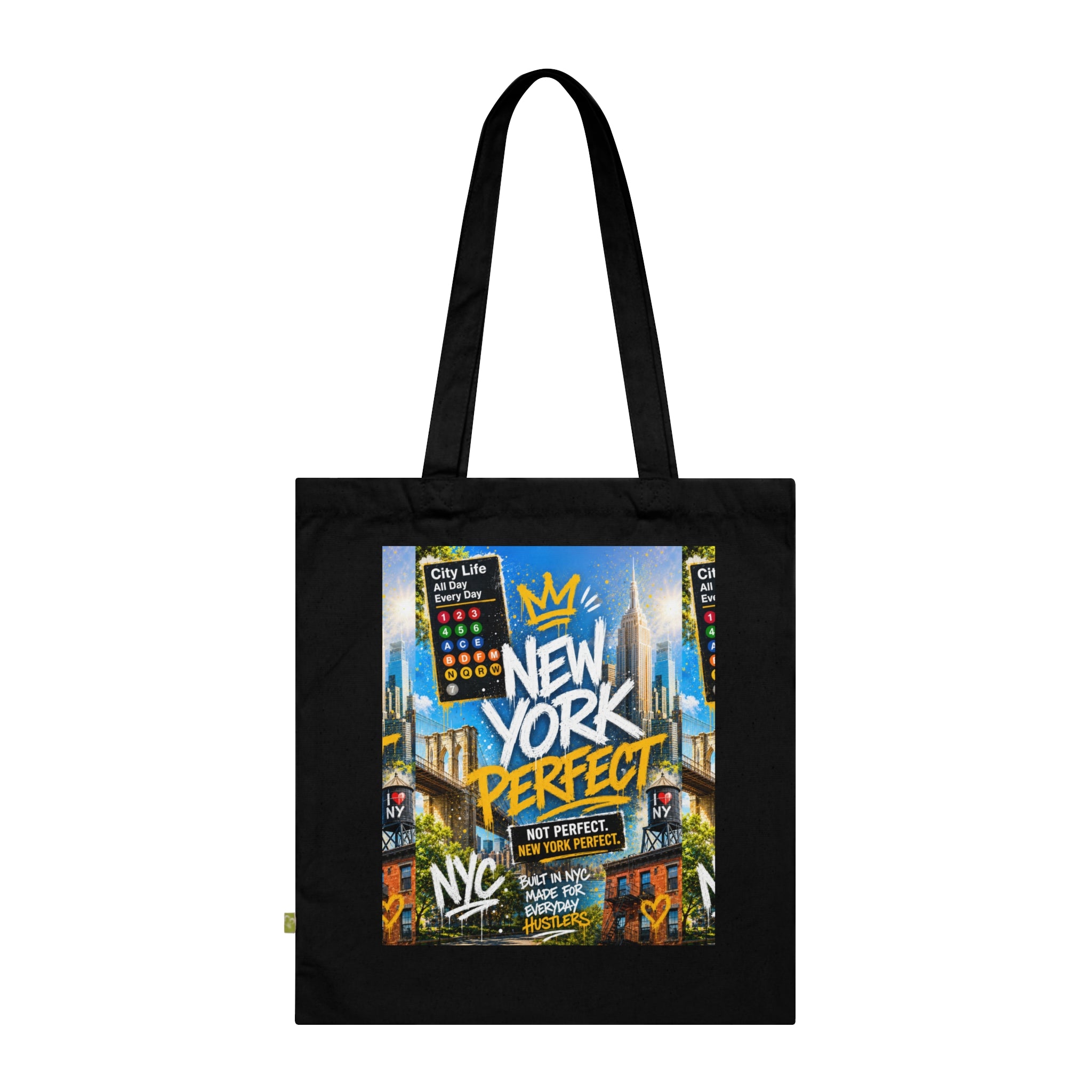 New York Perfect Organic Cotton Tote Bag