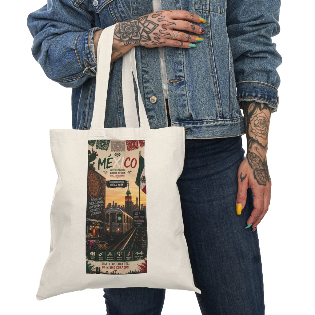 New York Perfect Mexico Natural Tote Bag