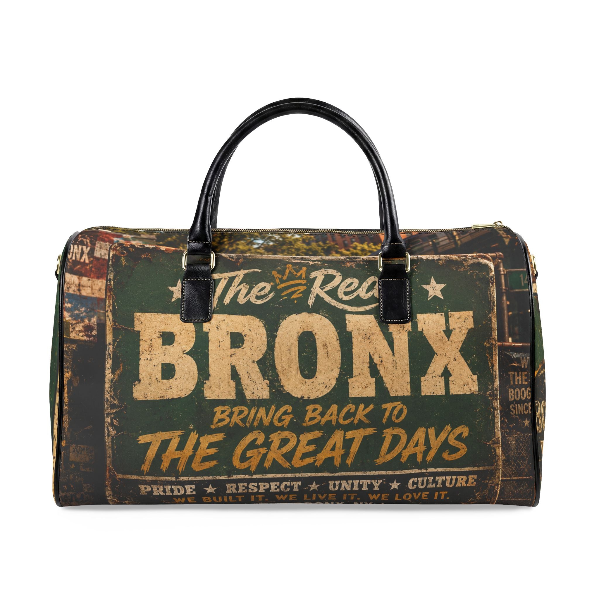 Bronx Faux Leather Travel Bag