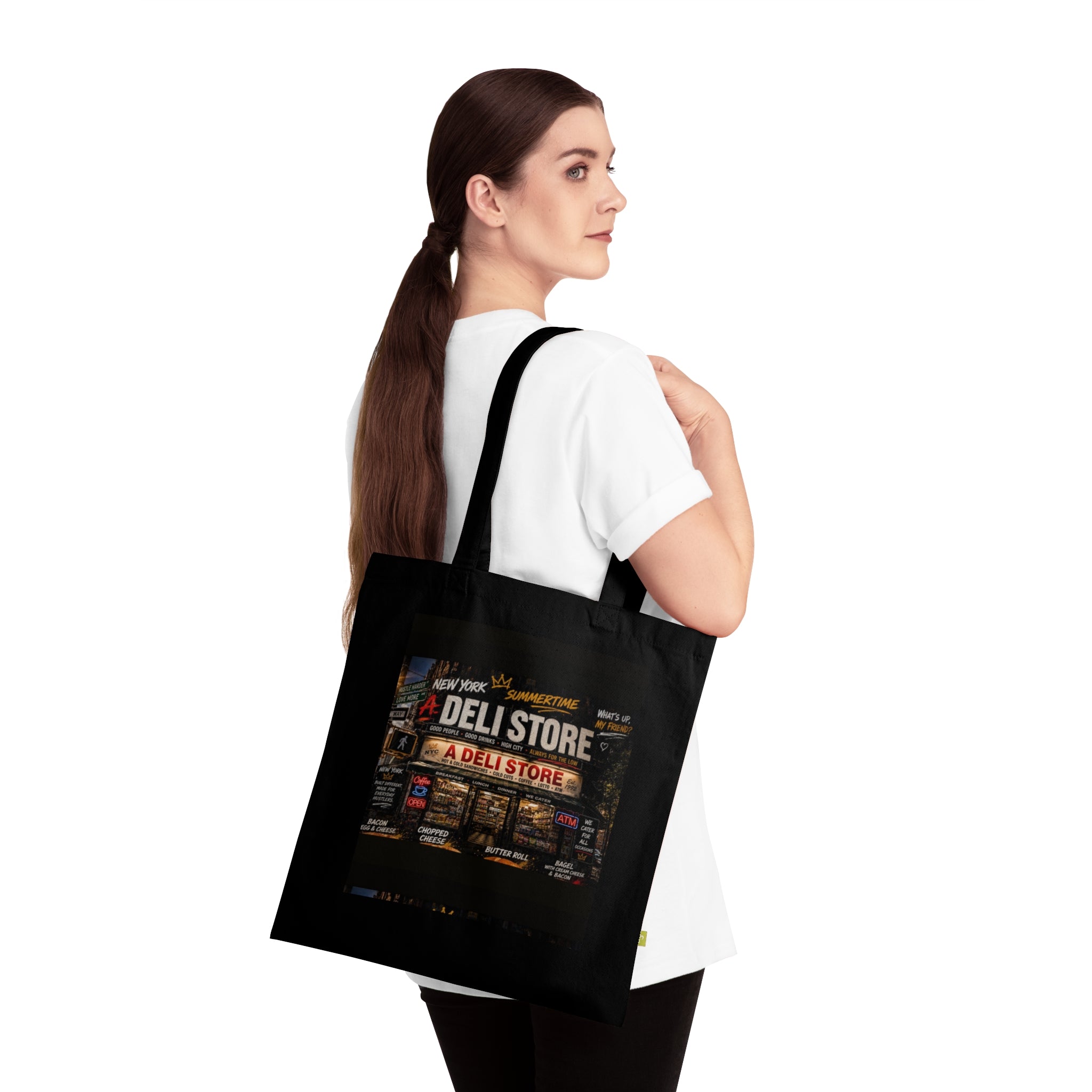 Deli Store Organic Cotton Tote Bag