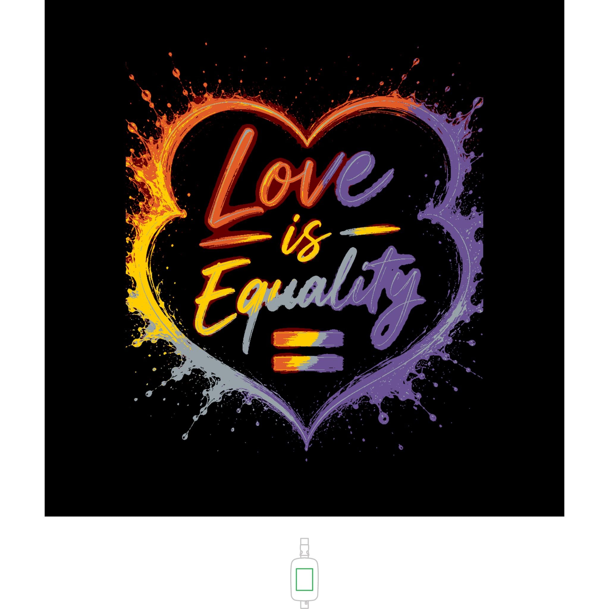 NYP Love is Equality Explorer Sling Bag (Embroidery)