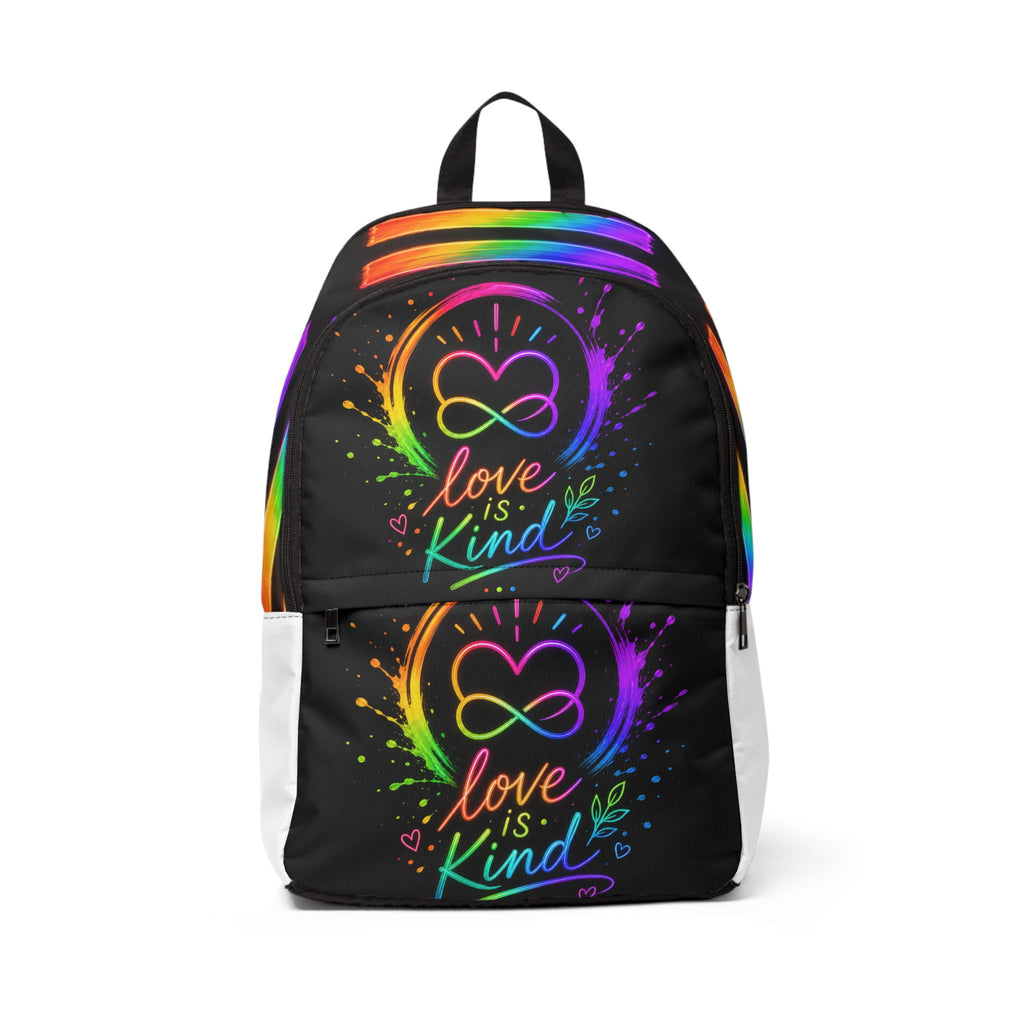 Love is Kind Unisex Fabric Backpack