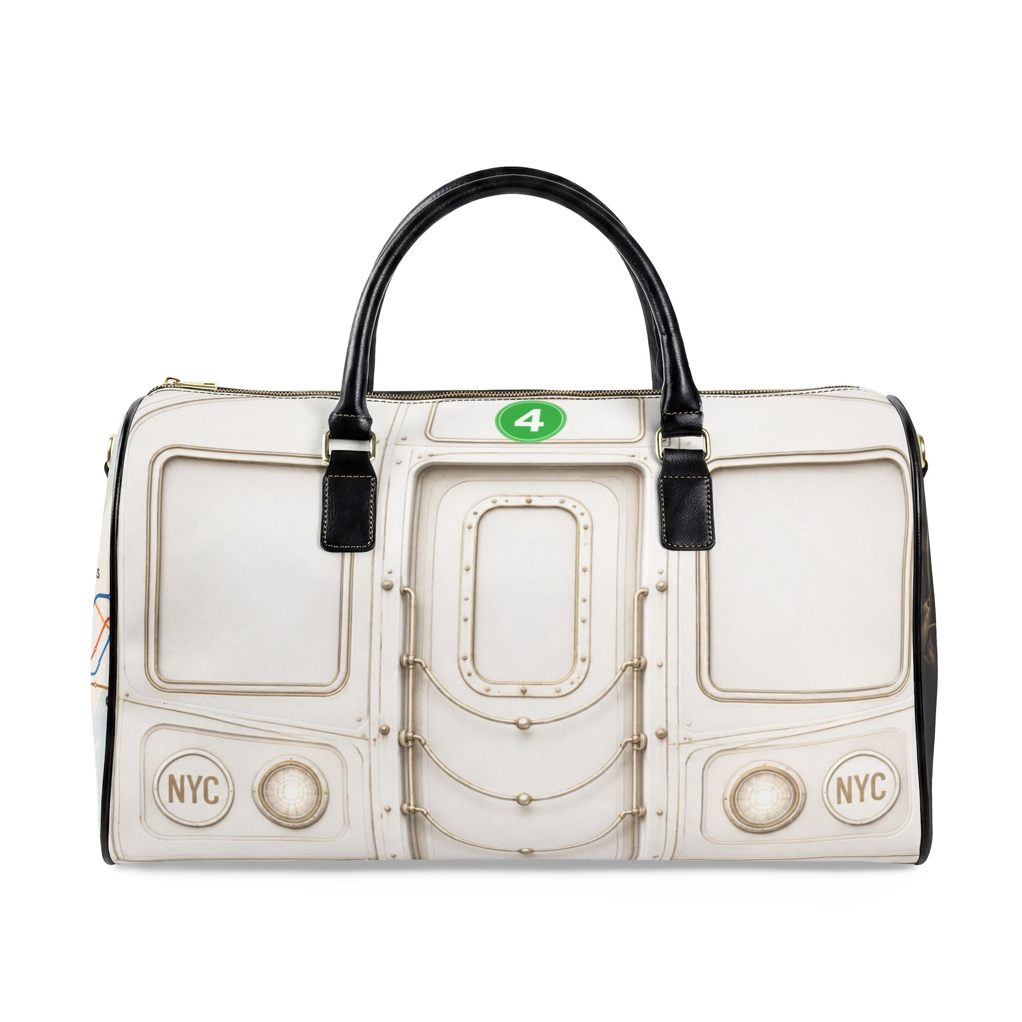 4 Line Leather Bag