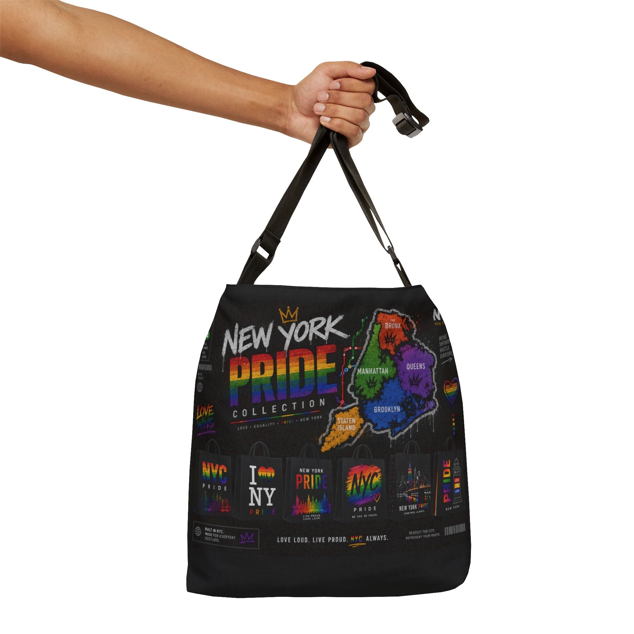 Adjustable Tote Bag (AOP)