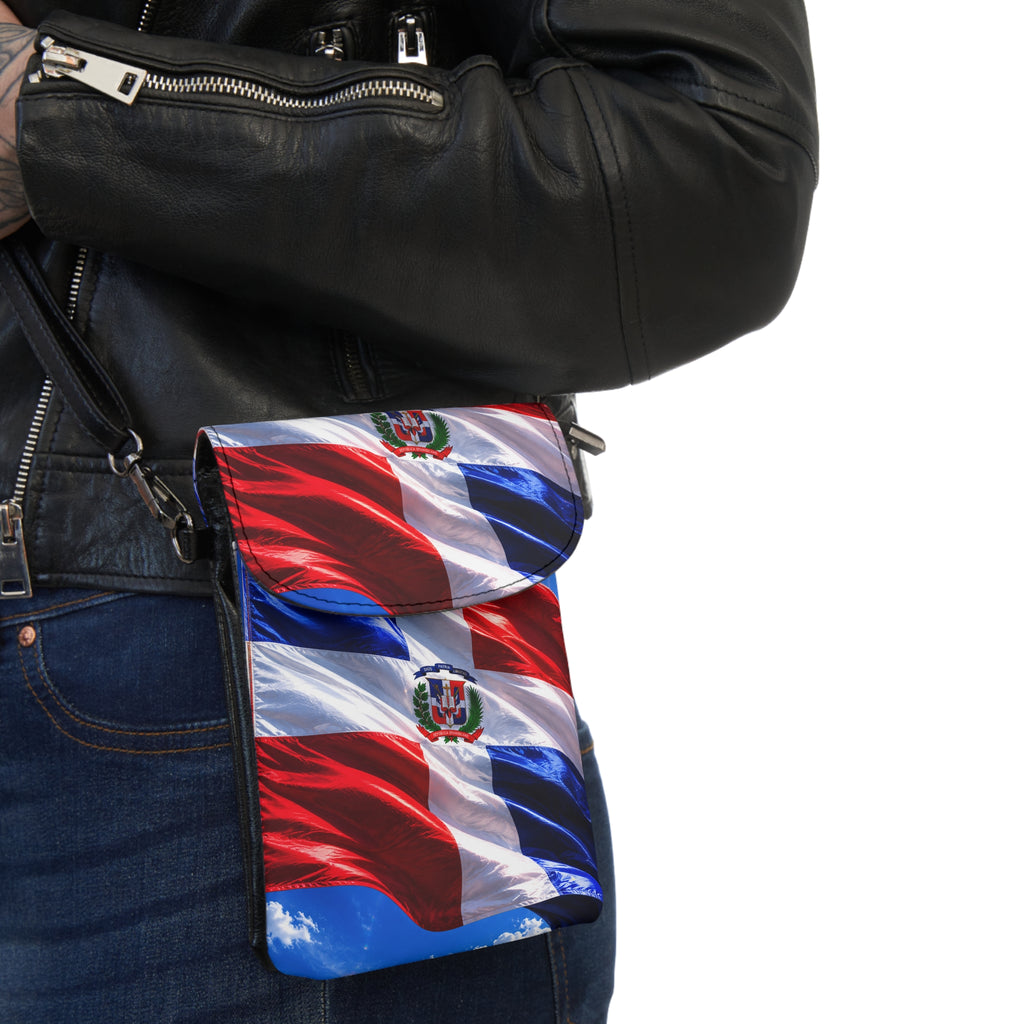 NYP Dominican Flag Small Cell Phone Wallet