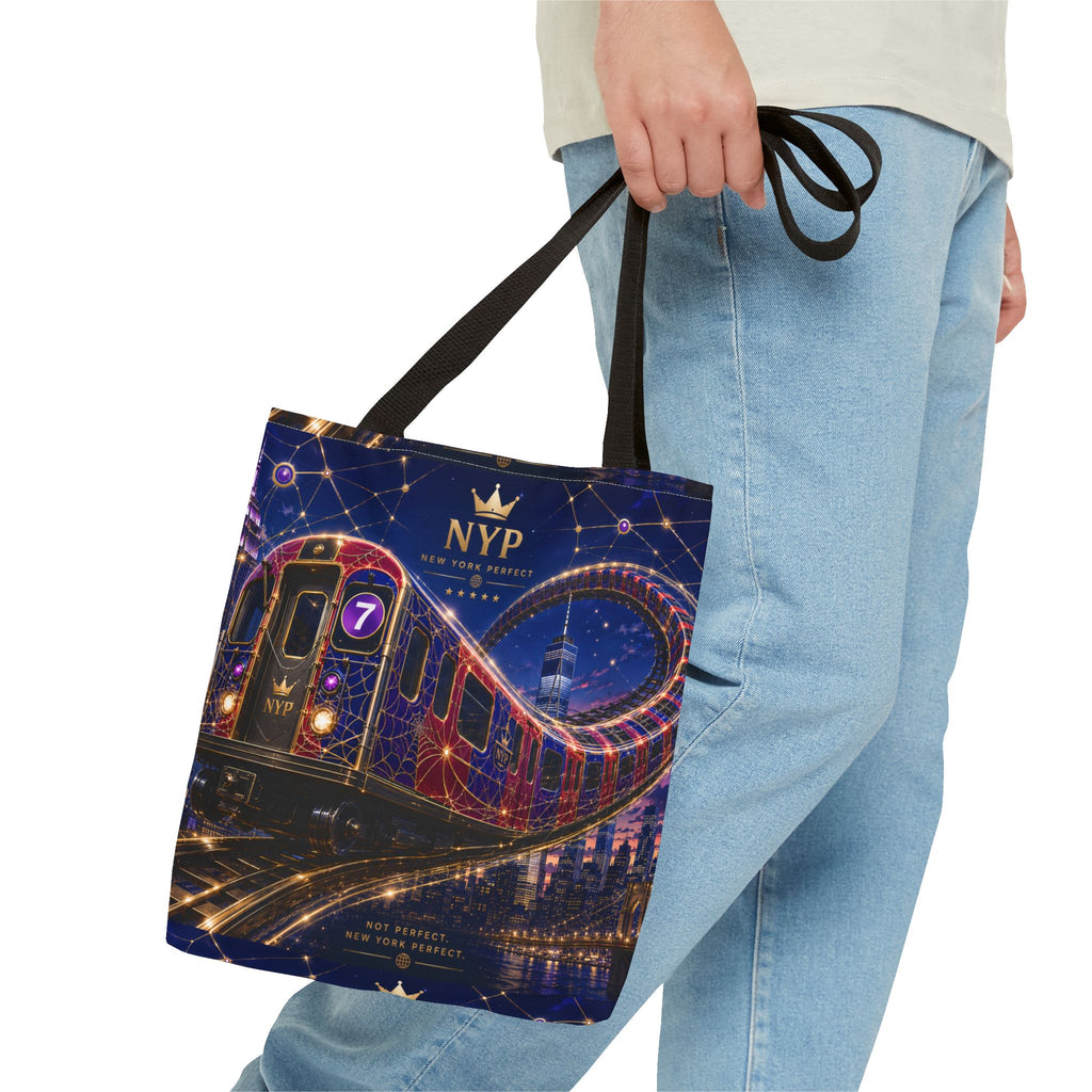NYP 7 Route Flow Tote Bag (AOP)
