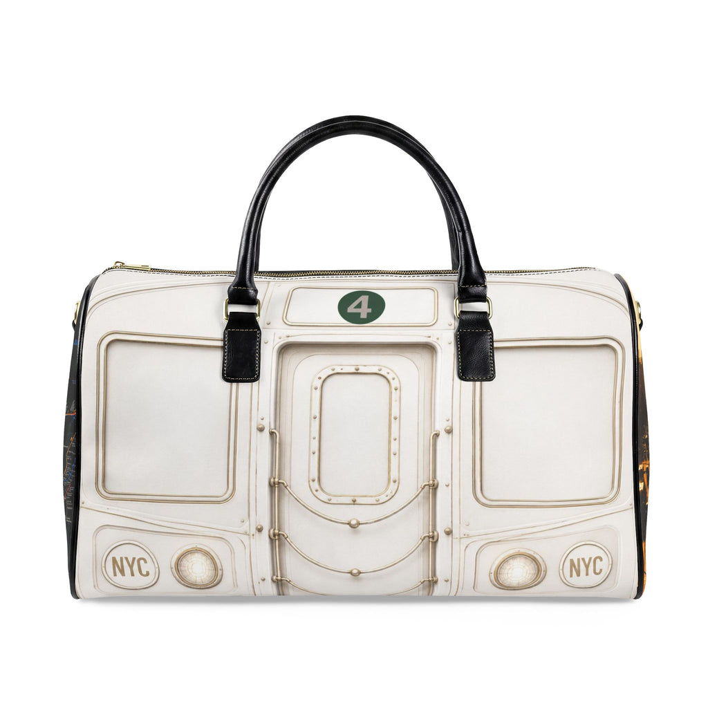 4-Train Faux Leather Travel Bag