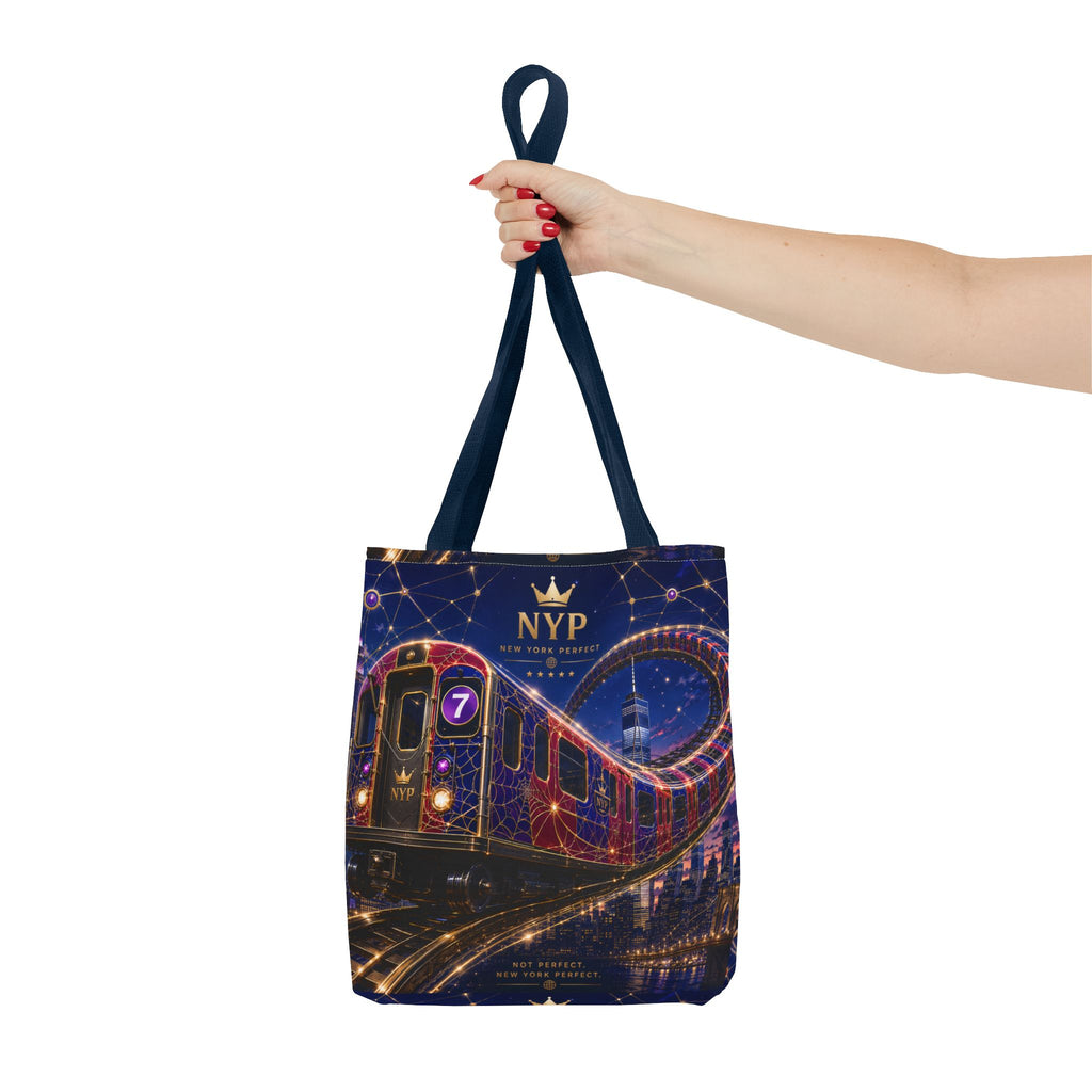 NYP 7 Route Flow Tote Bag (AOP)