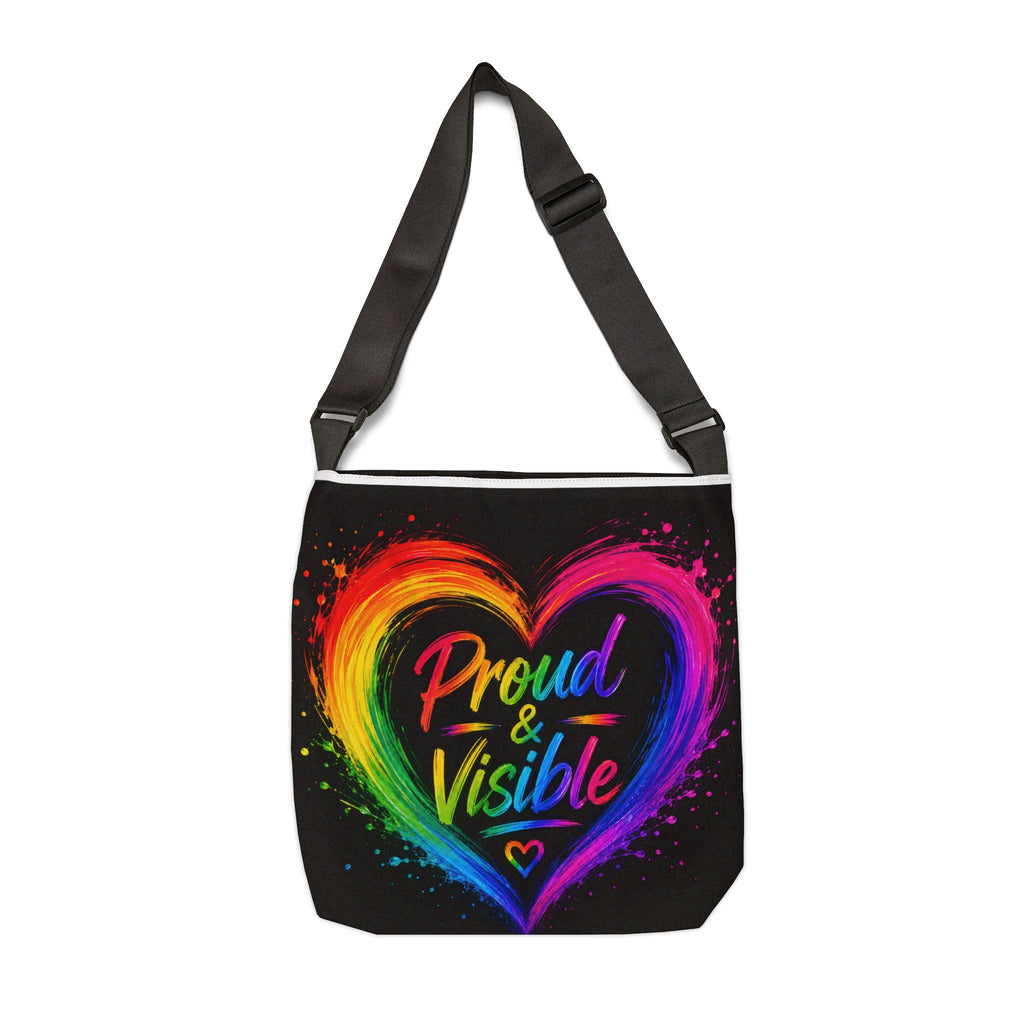 Proud and Visible Adjustable Tote Bag (AOP)