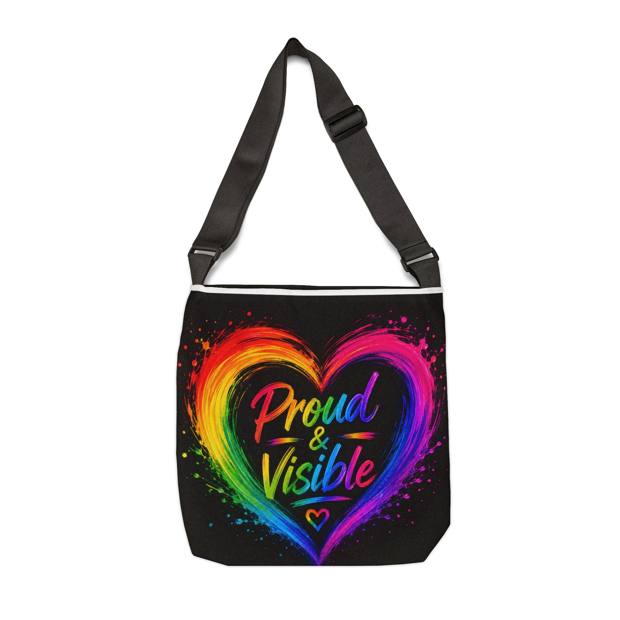 Proud and Visible Adjustable Tote Bag (AOP)