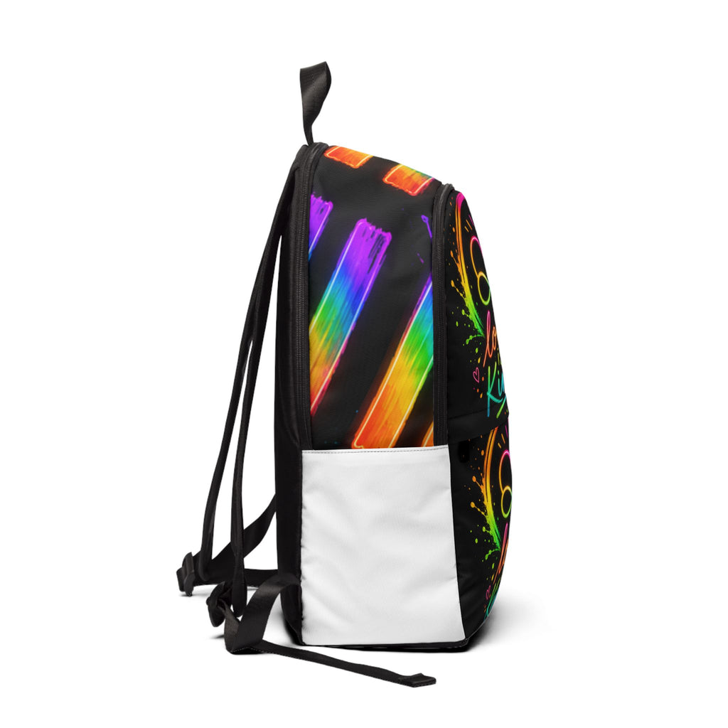 Love is Kind Unisex Fabric Backpack