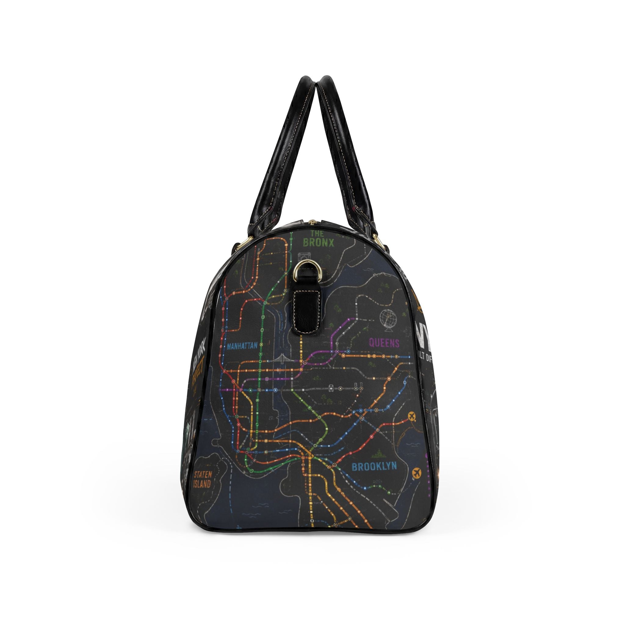 NYP Everything High Leather Travel Bag