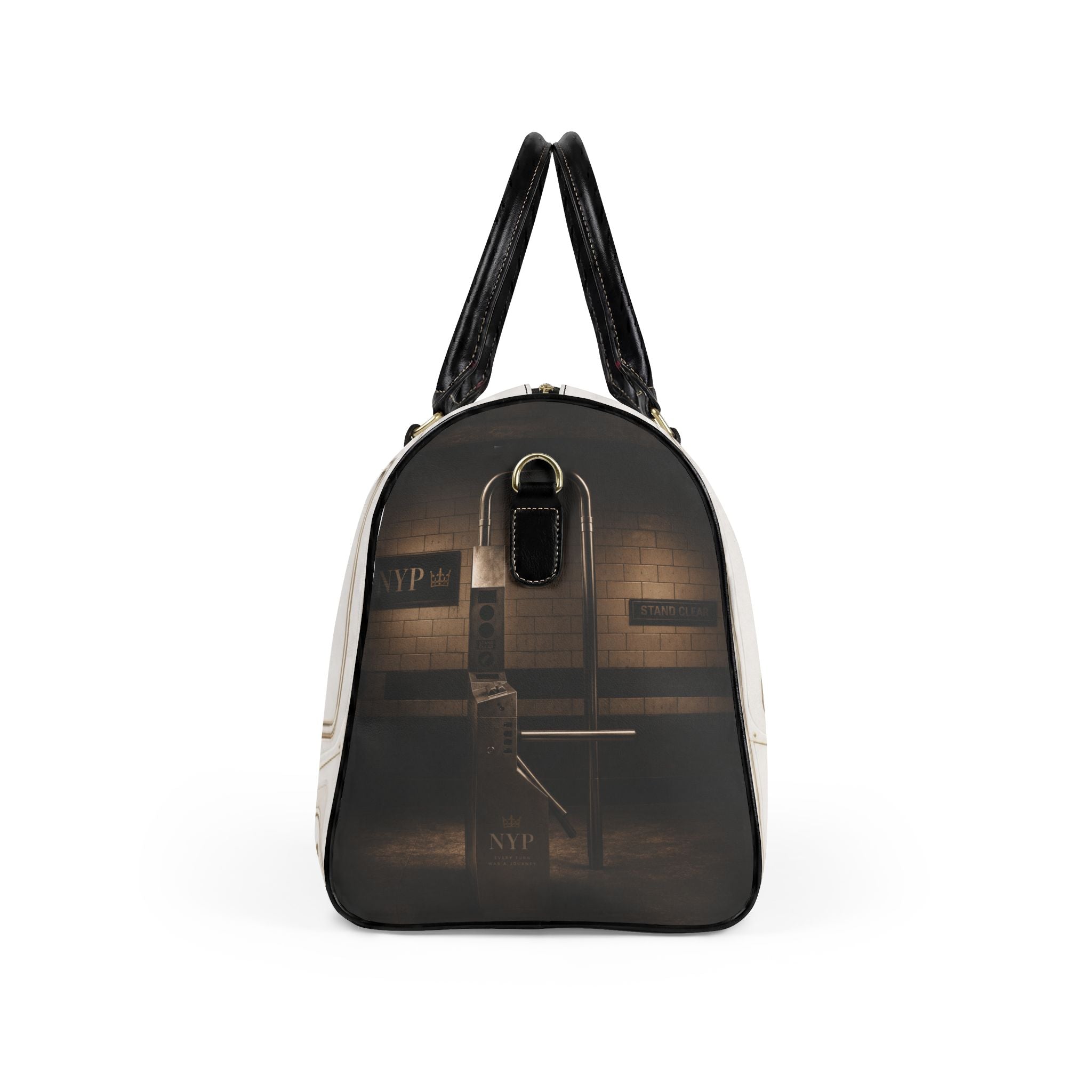 9 Line Leather Travel Bag