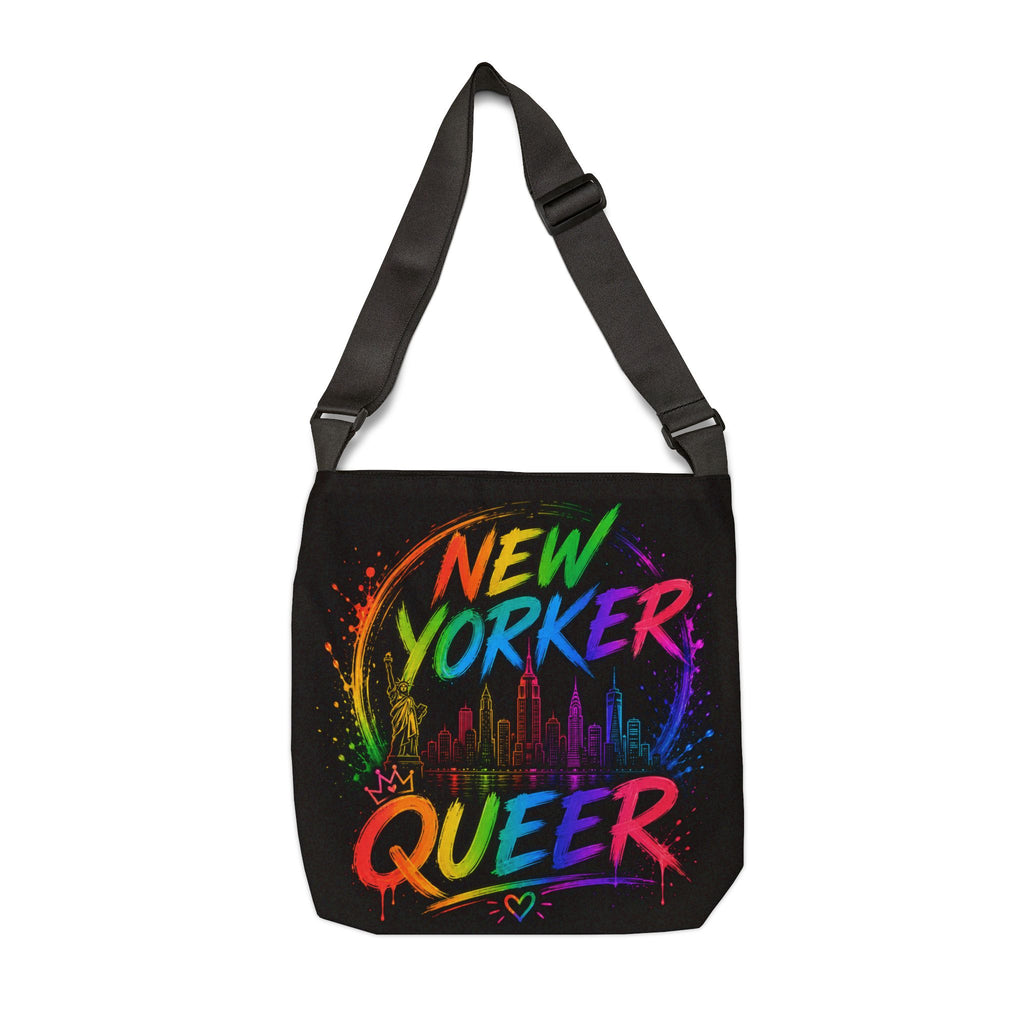 New Yorker Queer Adjustable Tote Bag (AOP)