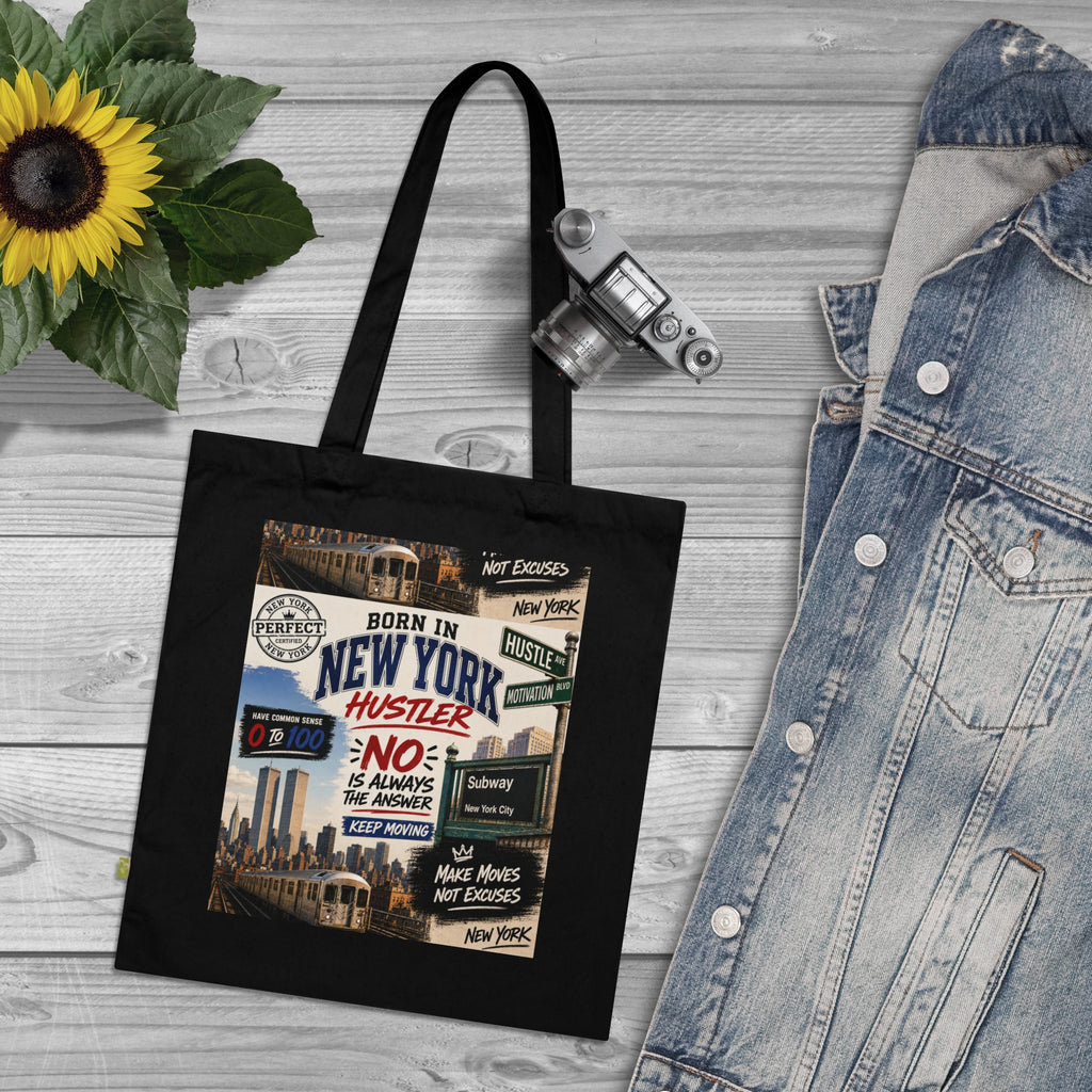 New York Hustler Organic Cotton Tote Bag